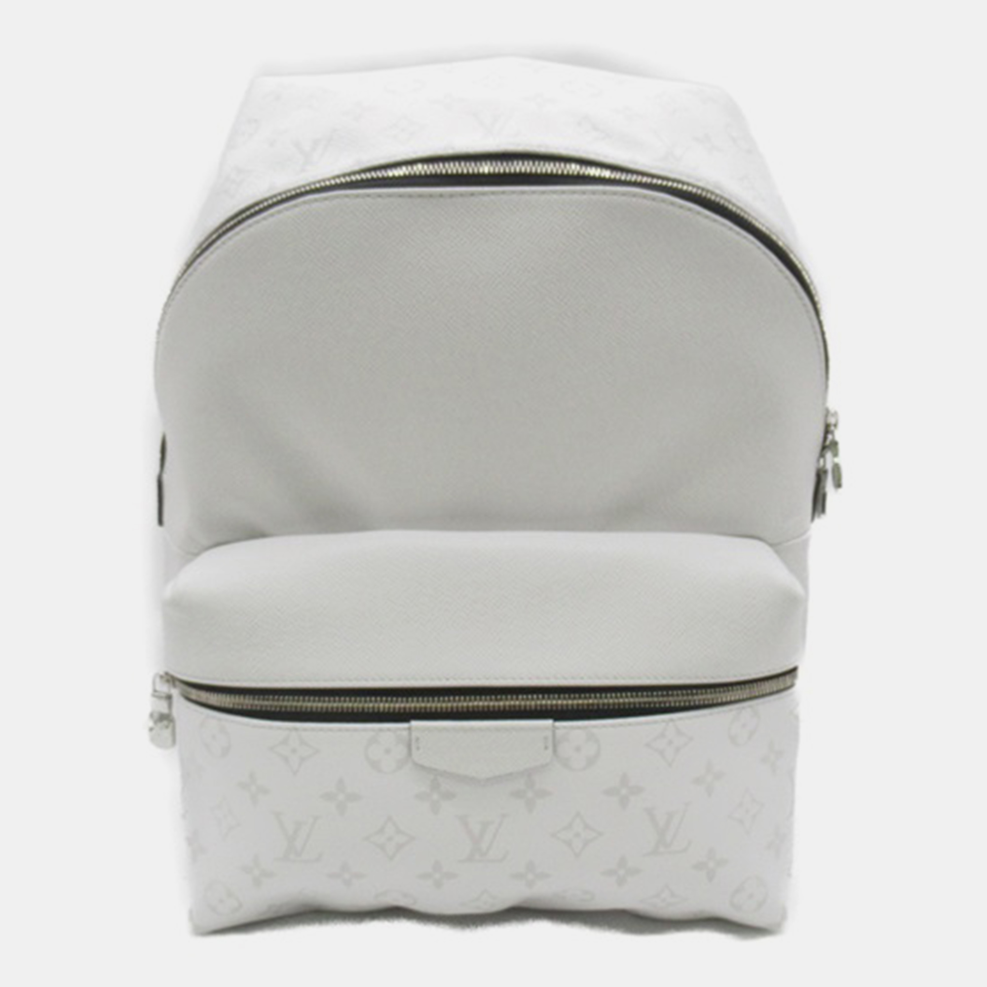 

Louis Vuitton White Leather Monogram Taiga Discovery Backpack