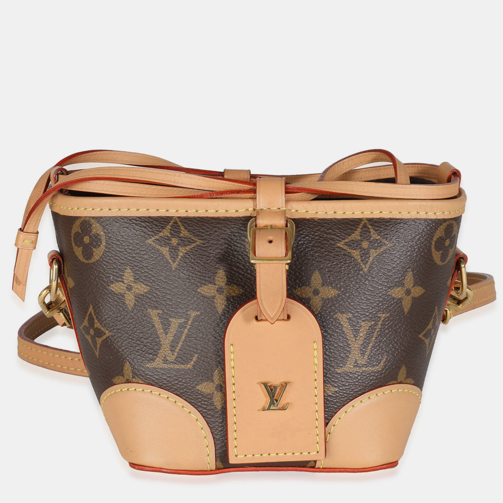 

Louis Vuitton Brown Monogram Canvas Nano Noe Shoulder Bag