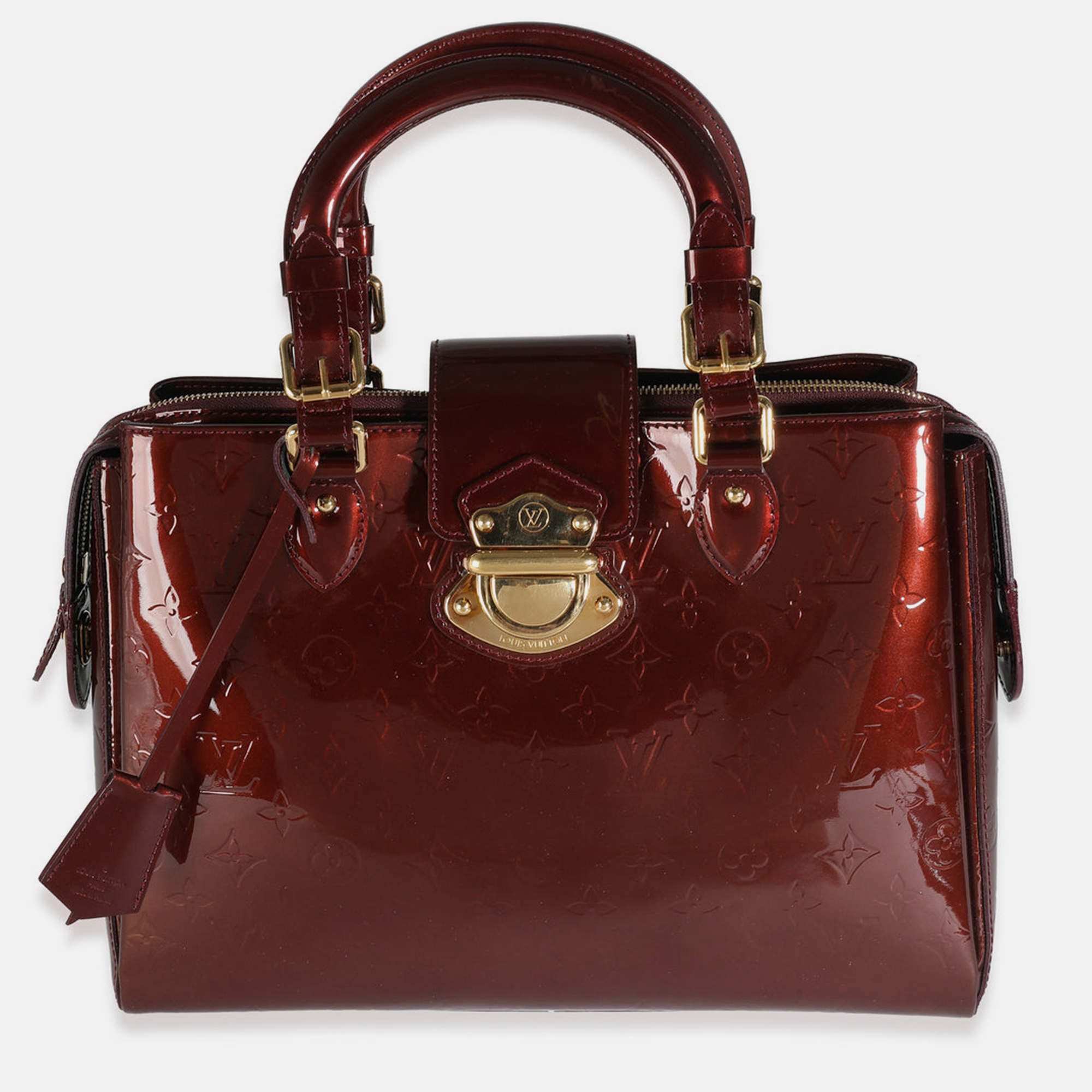 

Louis Vuitton Burgundy Monogram Vernis Leather Melrose Avenue Bag