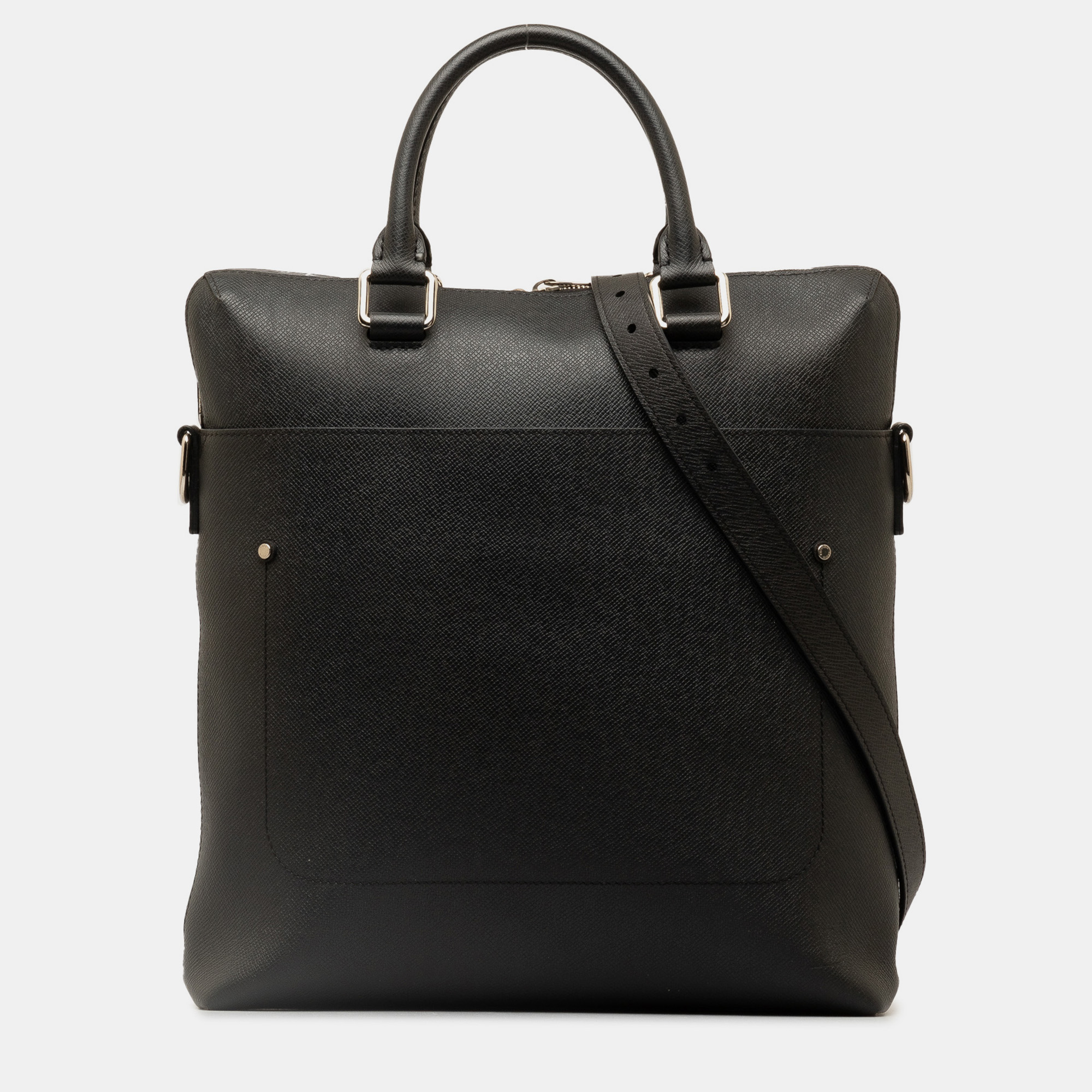 

Louis Vuitton Taiga Grigori Tote, Black