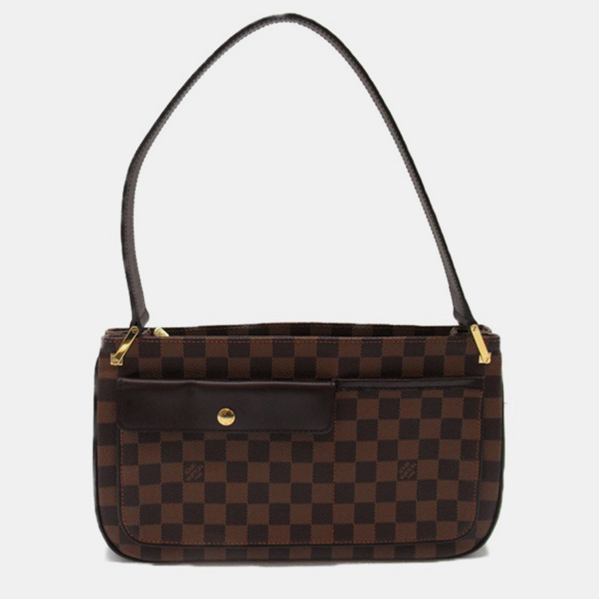 

Louis Vuitton Brown Canvas Damier Ebene Aubagne Shoulder Bag