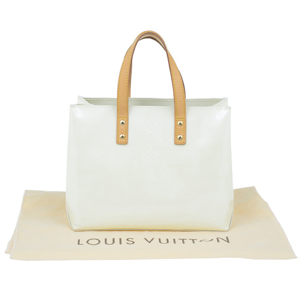 Louis Vuitton White Monogram Vernis Reade PM Louis Vuitton