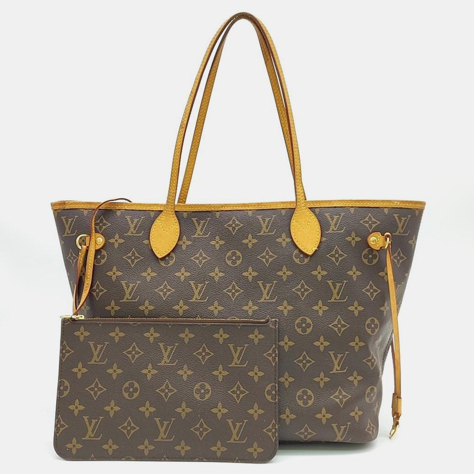 

Louis Vuitton monogram Neverfull NM MM M40995 Handbag, Brown