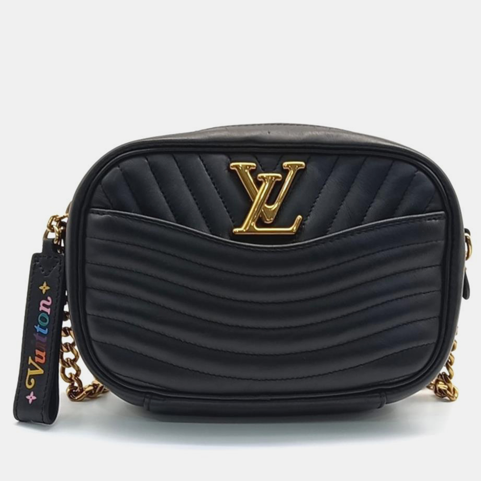 

Louis Vuitton New Wave Camera Crossbody Bag M53682, Black
