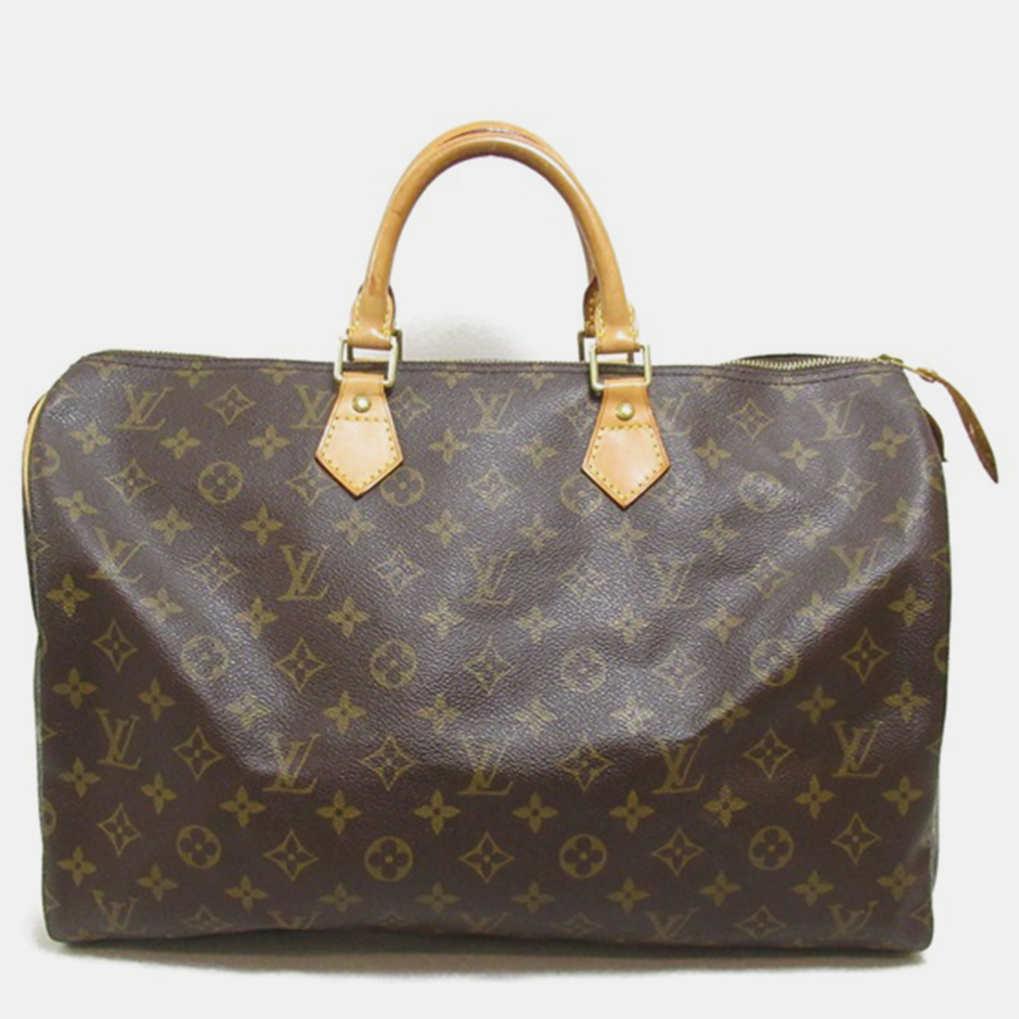 

Louis Vuitton Brown Monogram Canvas Speedy 40 Satchel