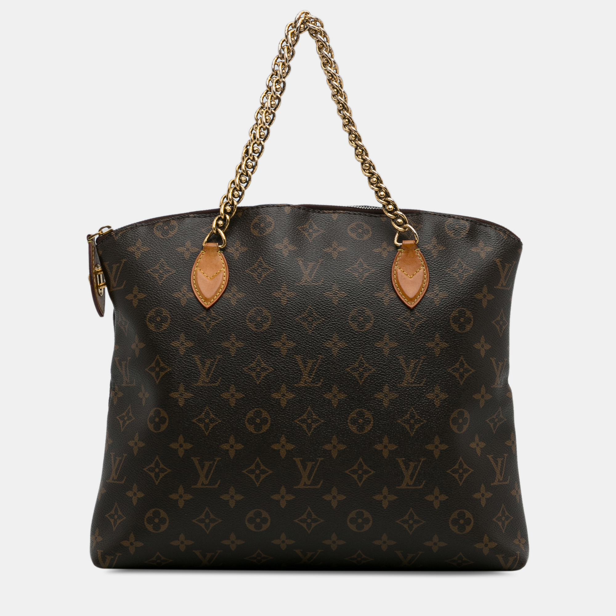 Pre-owned Louis Vuitton Monogram Lockit Chain Mm Bag In Brown