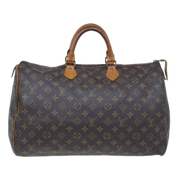 Pre Owned Louis Vuitton Monogram Canvas Speedy 40