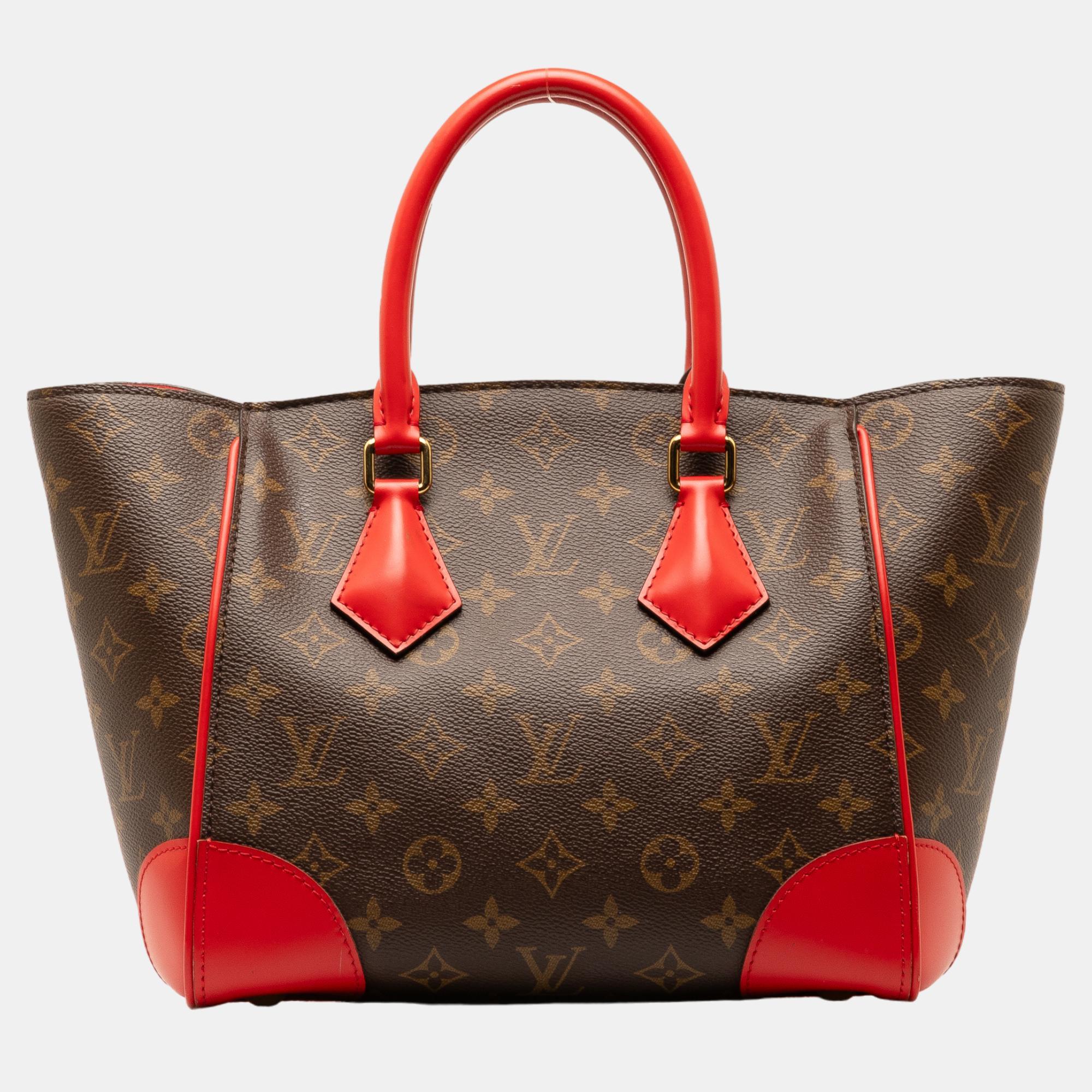 

Louis Vuitton Brownn/Red Monogram Phenix PM, Brown