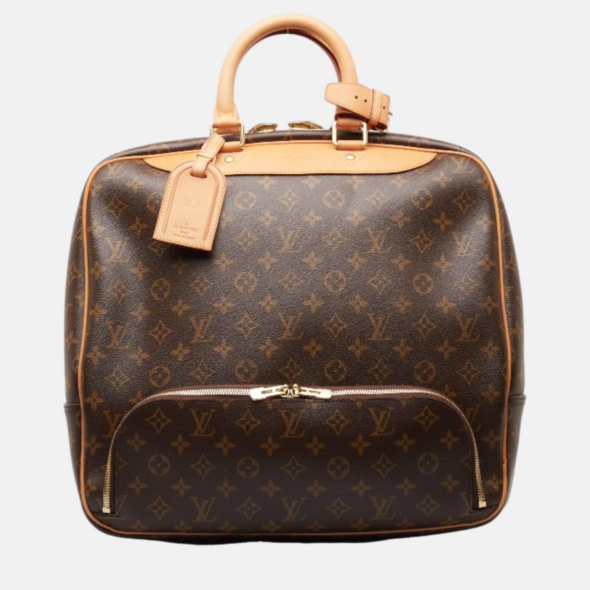 

Louis Vuitton Brown Monogram Canvas Evasion Travel Bag