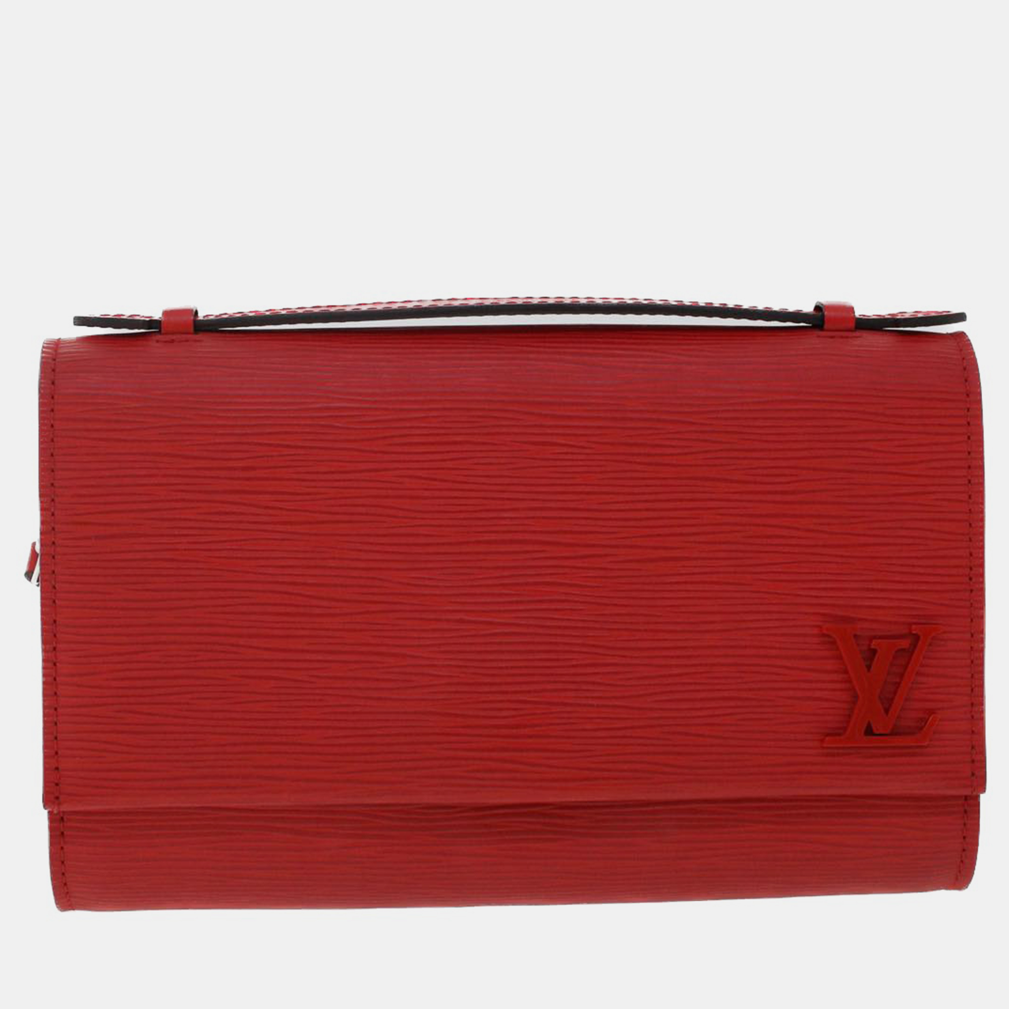 

Louis Vuitton Red Leather Clery shoulder bag