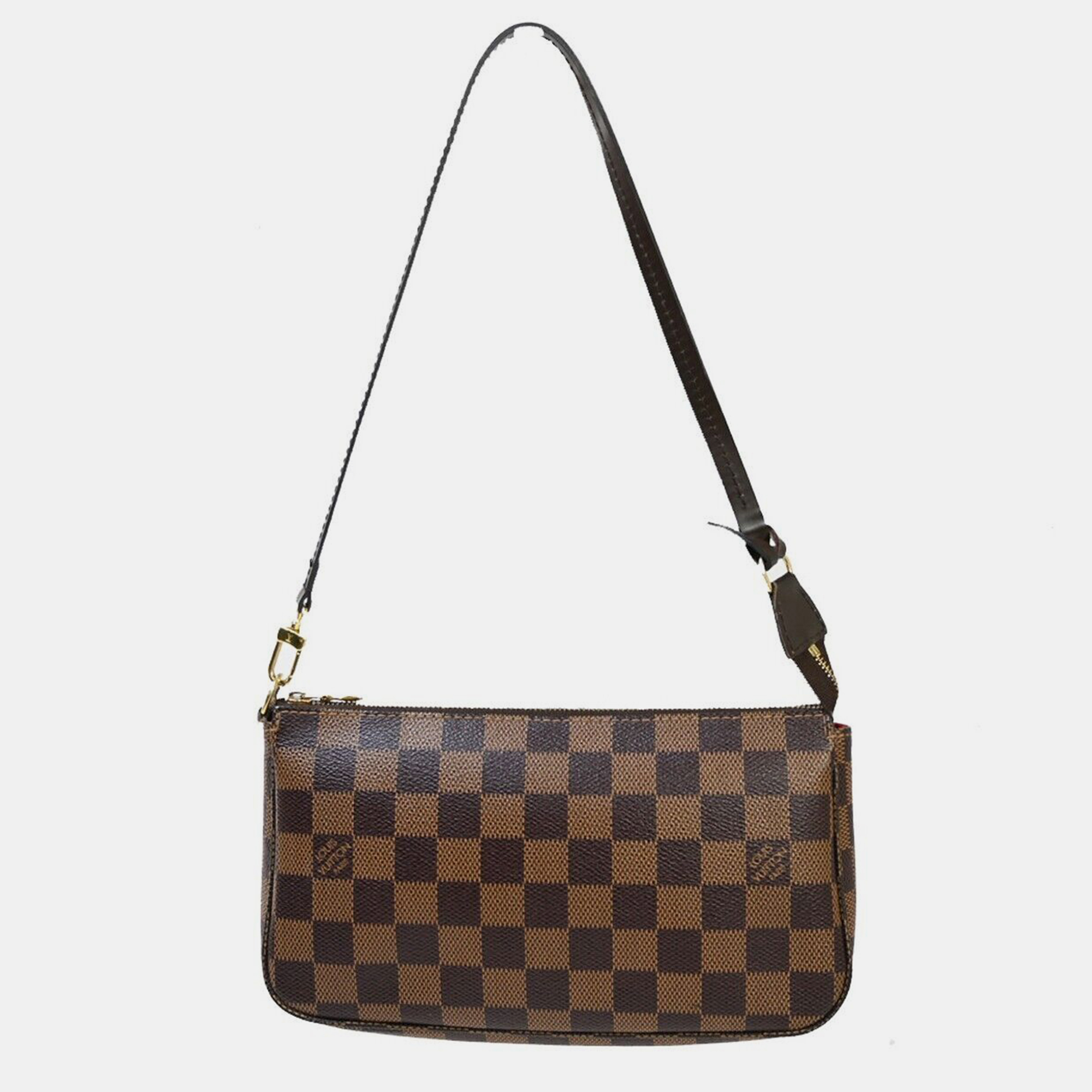 

Louis Vuitton Brown Canvas Pochette Accessoires Shoulder Bag