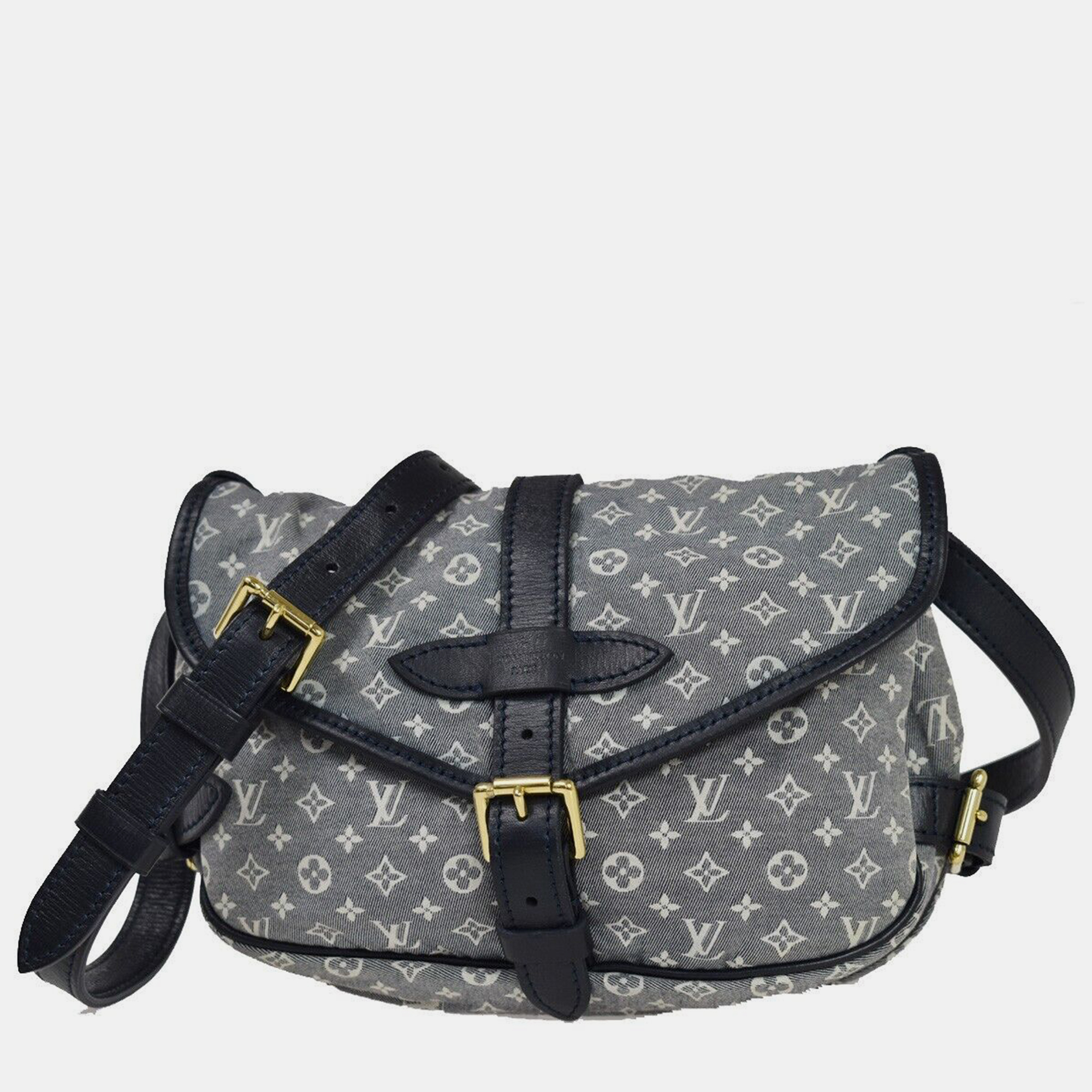 

Louis Vuitton Monogram Idylle MM Saumur Shoulder Bag, Grey