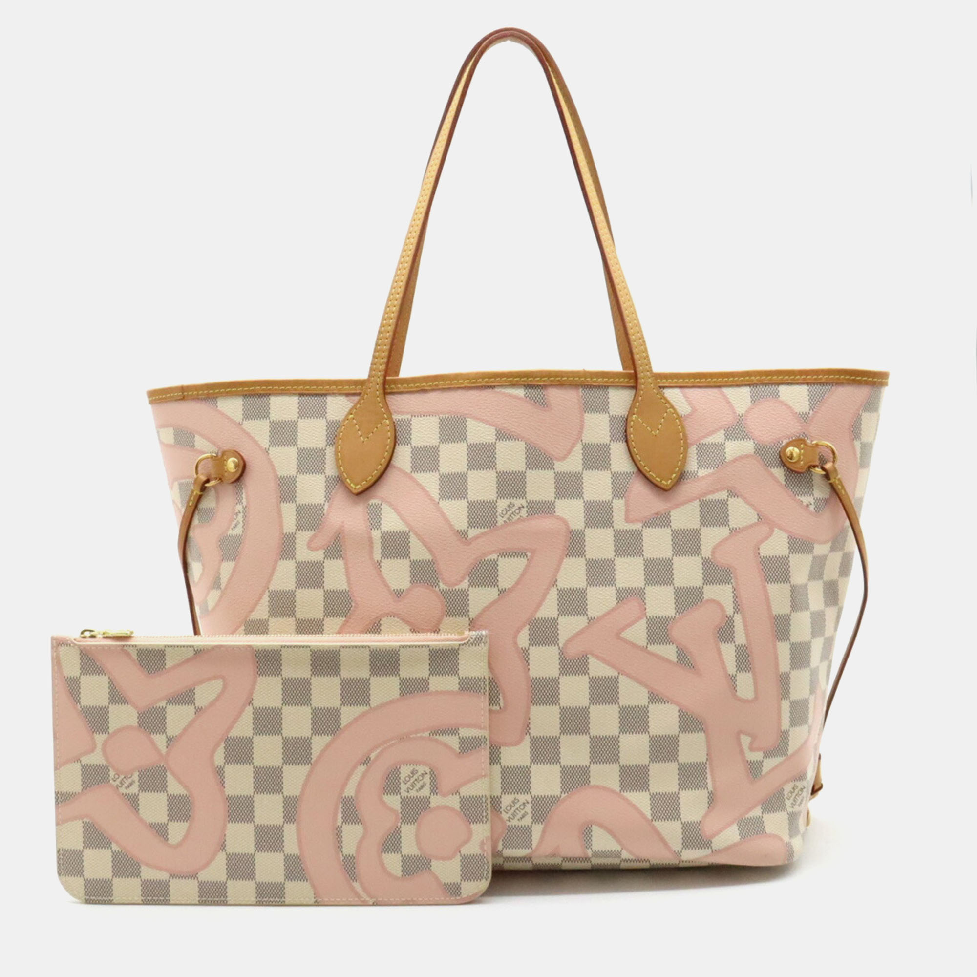 

Louis Vuitton Limited Edition Damier Tahitienne MM Neverfull NM Tote Bag, Beige