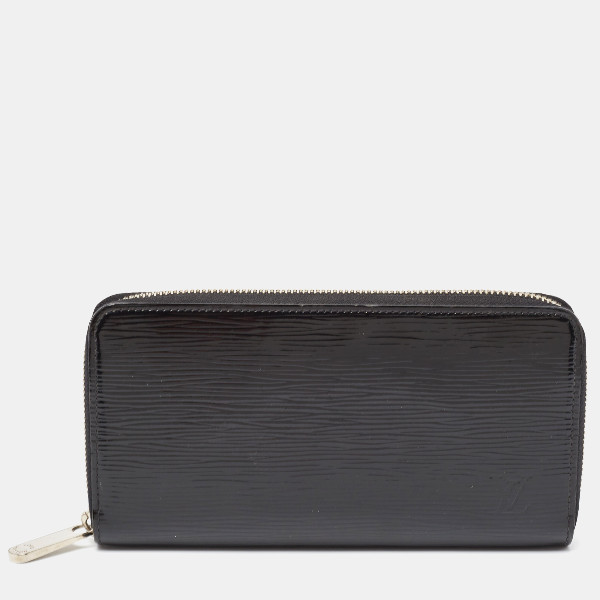 Pre-owned Louis Vuitton Black Epi Electric Leather Zippy Wallet