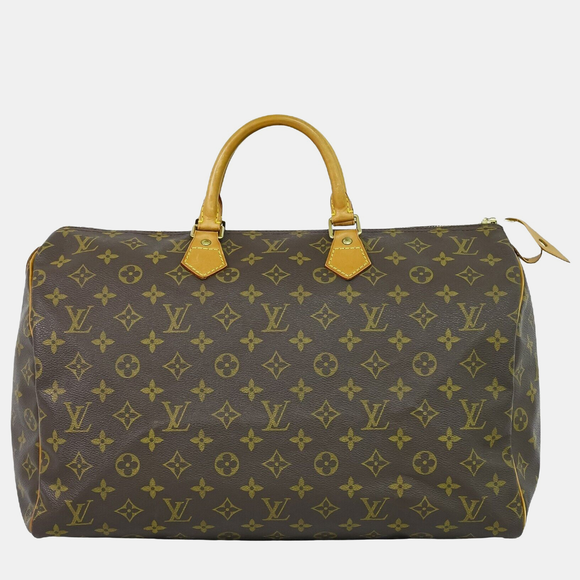 

Louis Vuitton Brown Canvas  Speedy Satchels