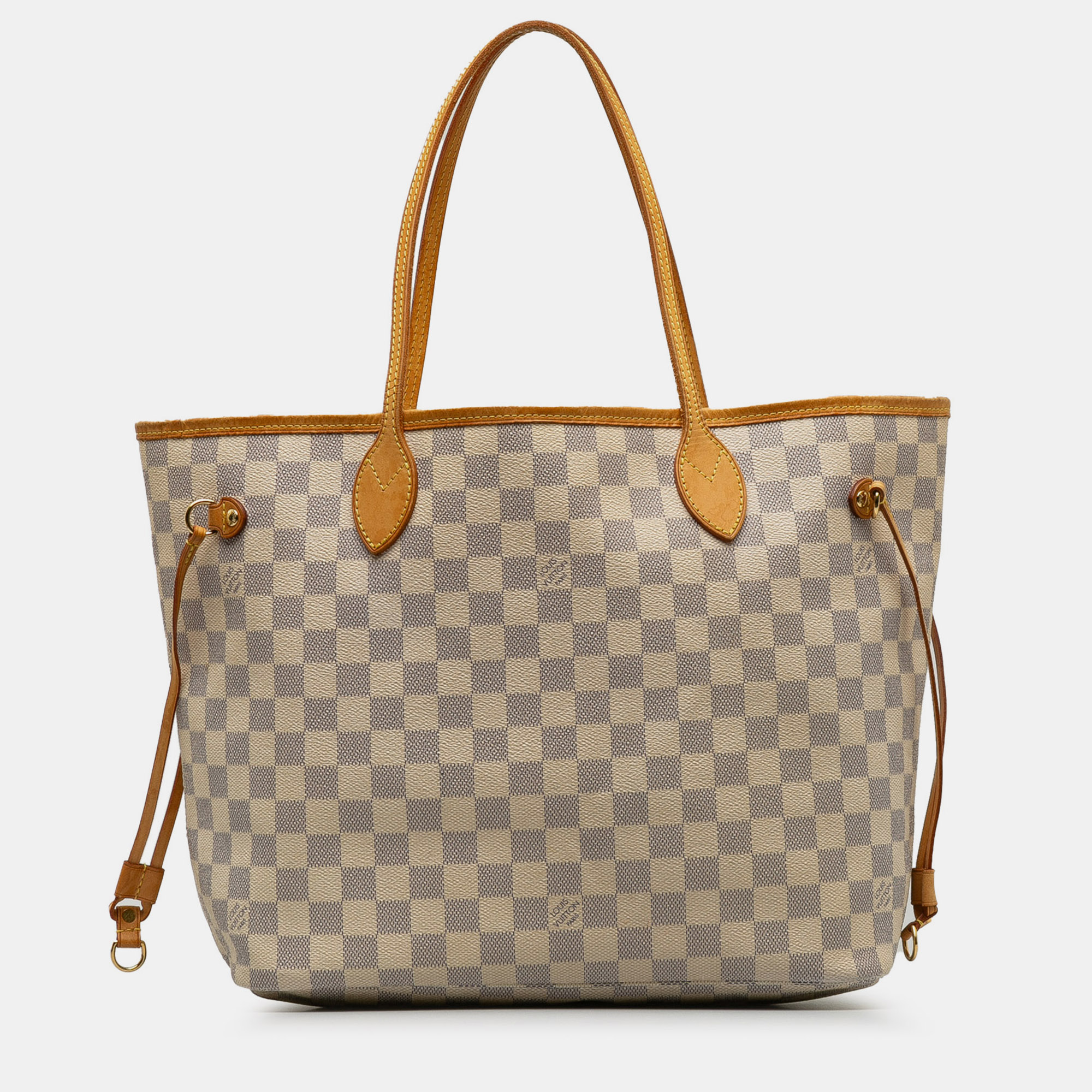 

Louis Vuitton Damier Azur Neverfull MM, White