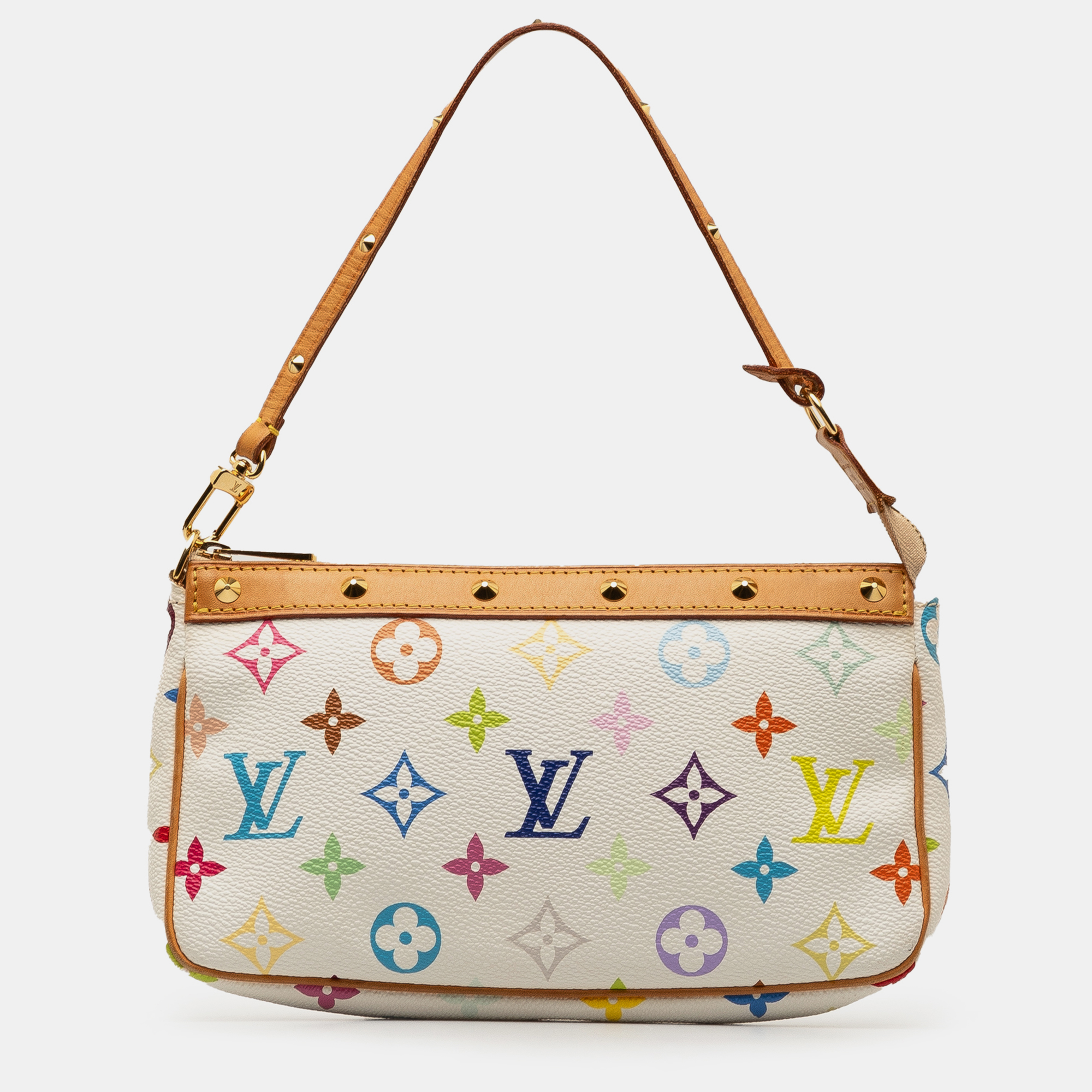 

Louis Vuitton Monogram Multicolore Pochette Accessoires, White