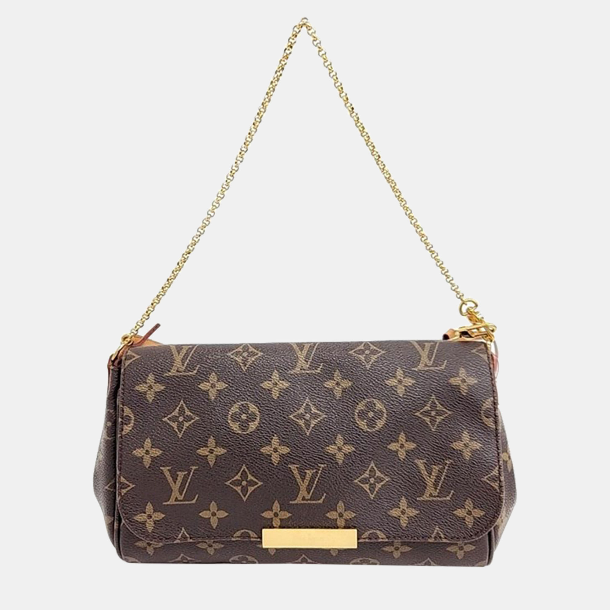 

Louis Vuitton Brown Monogram Canvas Favorite MM Clutch Bag