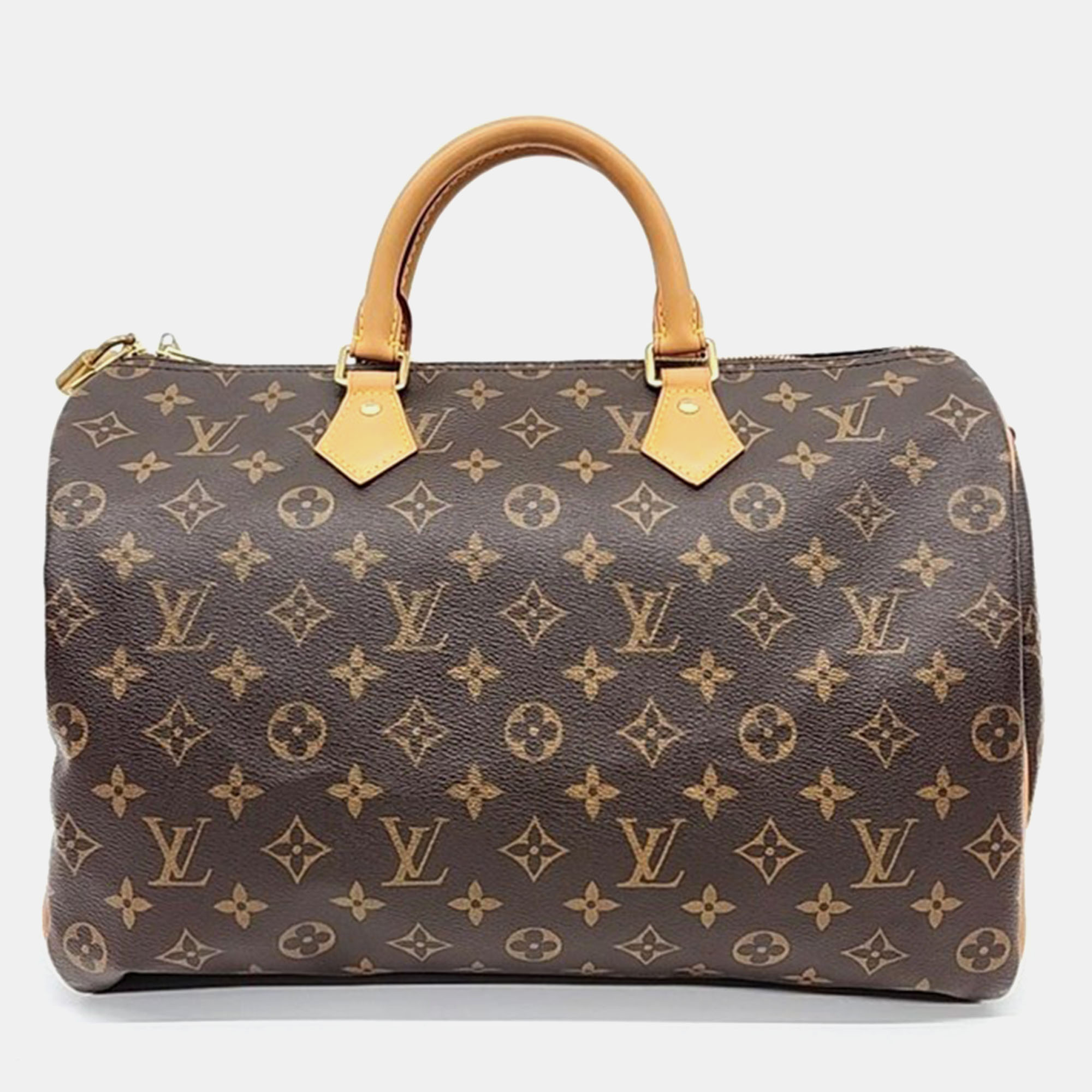 

Louis Vuitton Brown Monogram Canvas Speedy Bandouliere 35 Duffel Bag