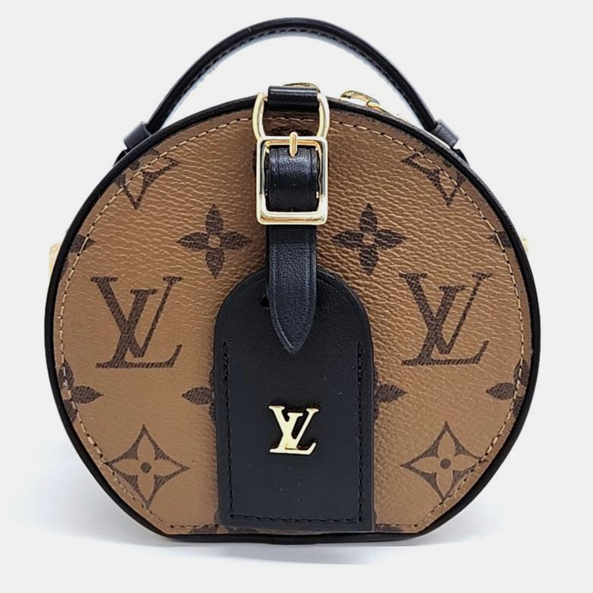 

Louis Vuitton Brown Reverse Monogram Canvas Mini Boite Chapeau Shoulder Bag