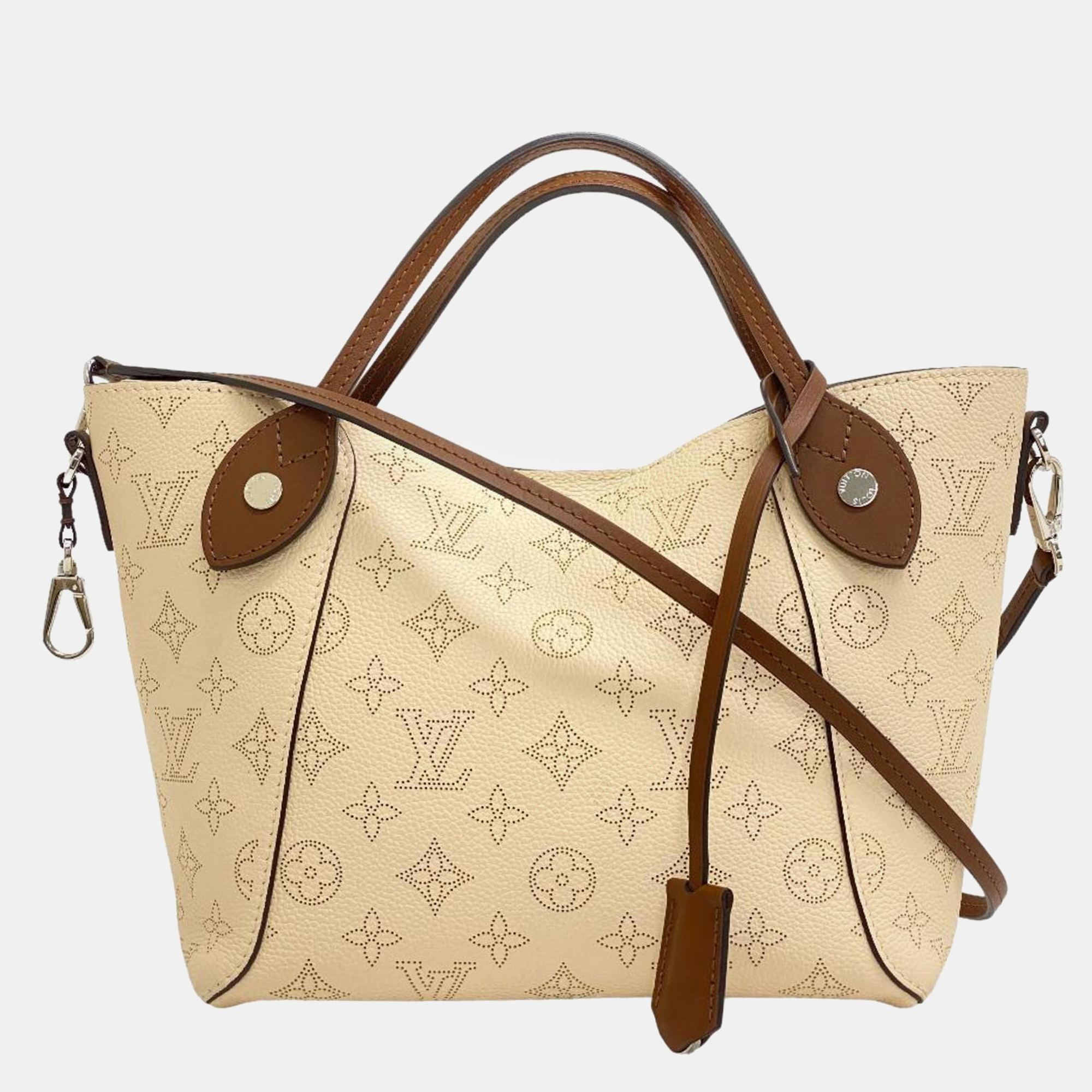 

Louis Vuitton Beige Leather  Mahina Shoulder Bag