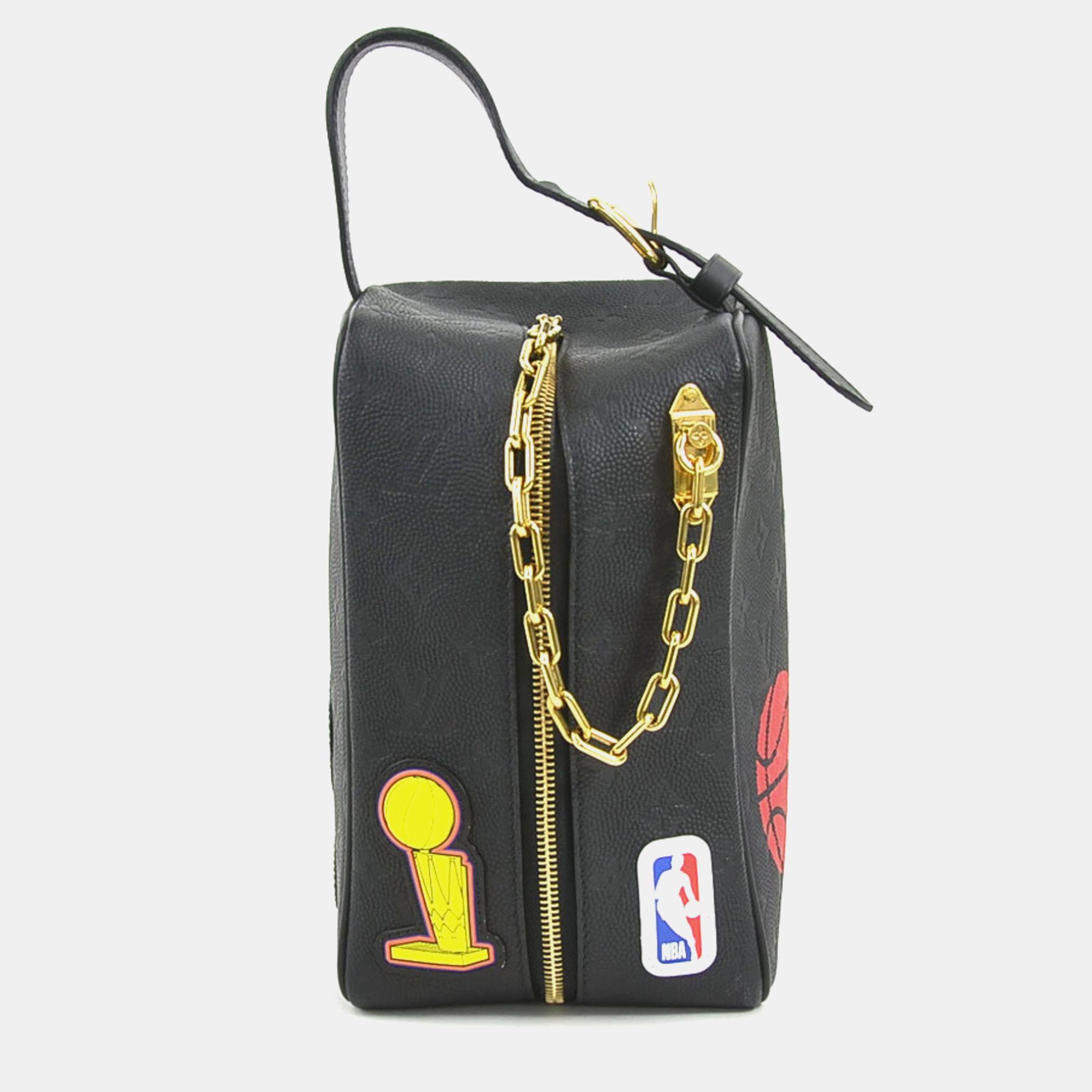 

Louis Vuitton LV X NBA Monogram Empriente Leather Cloakroom Dopp Kit NBA, Black
