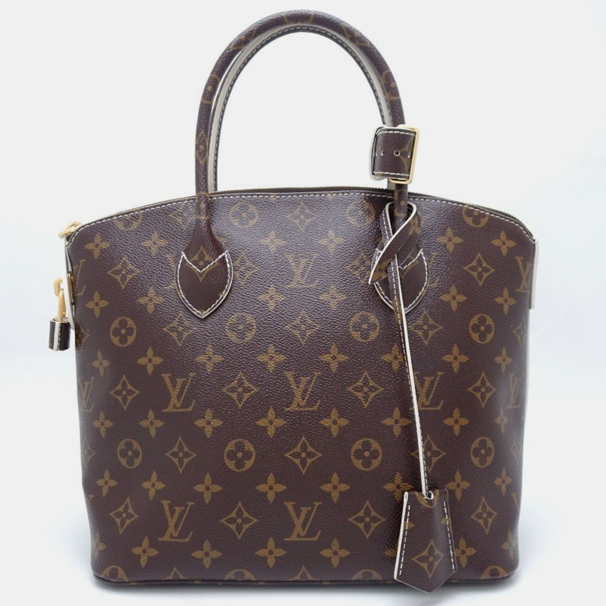 

Louis Vuitton Brown Monogram Canvas Lockit Tote Bag