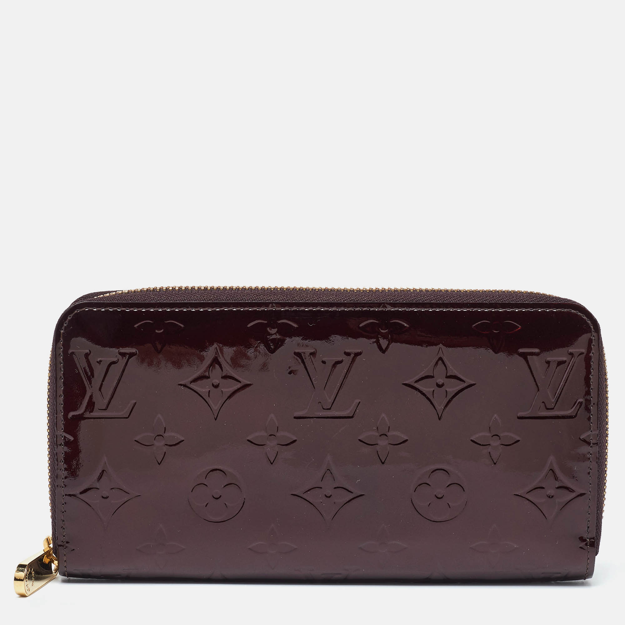 

Louis Vuitton Amarante Monogram Vernis Zippy Wallet, Burgundy