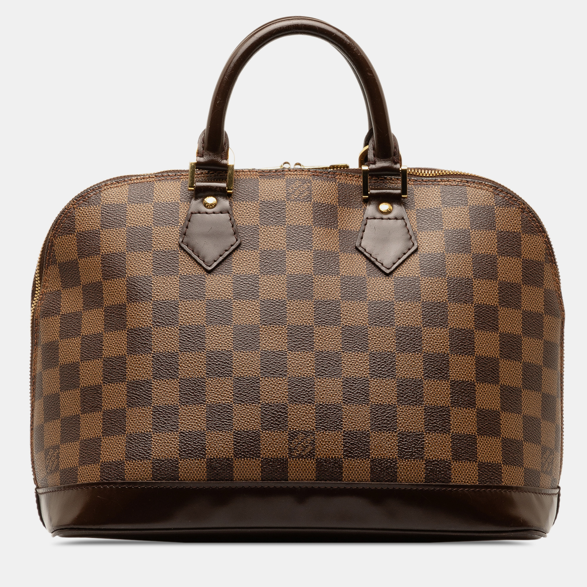 

Louis Vuitton Damier Ebene Alma MM Handbag, Brown