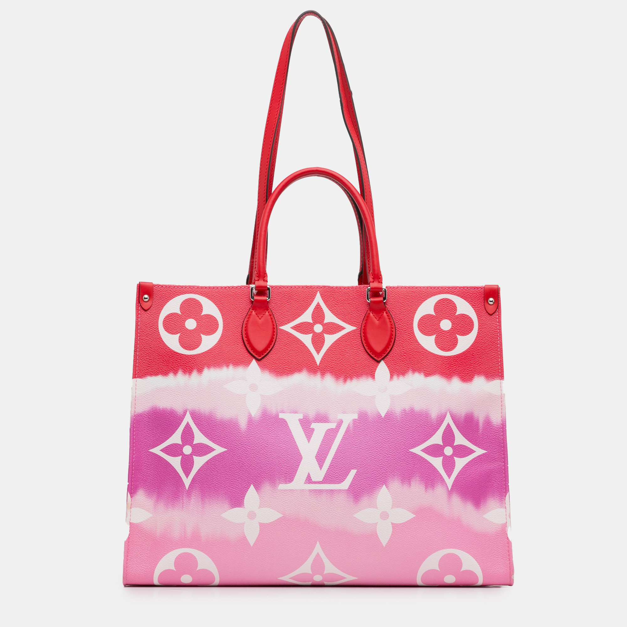 

Louis Vuitton Monogram Escale OntheGo GM, Red