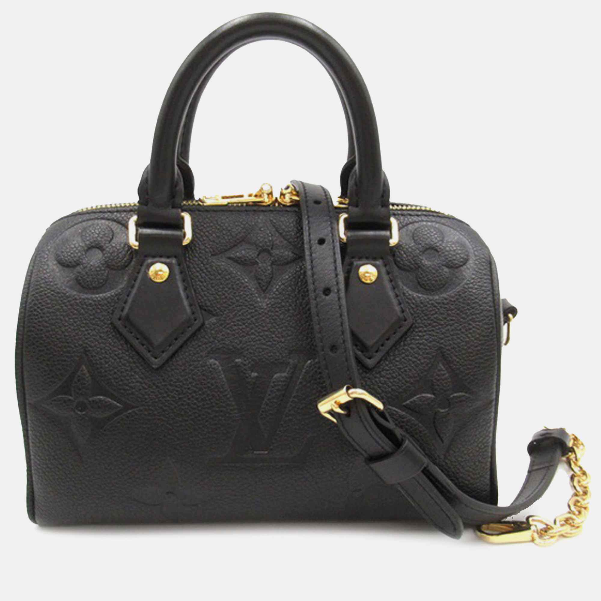 

Louis Vuitton Monogram Giant Empreinte Speedy Bandouliere 20, Black