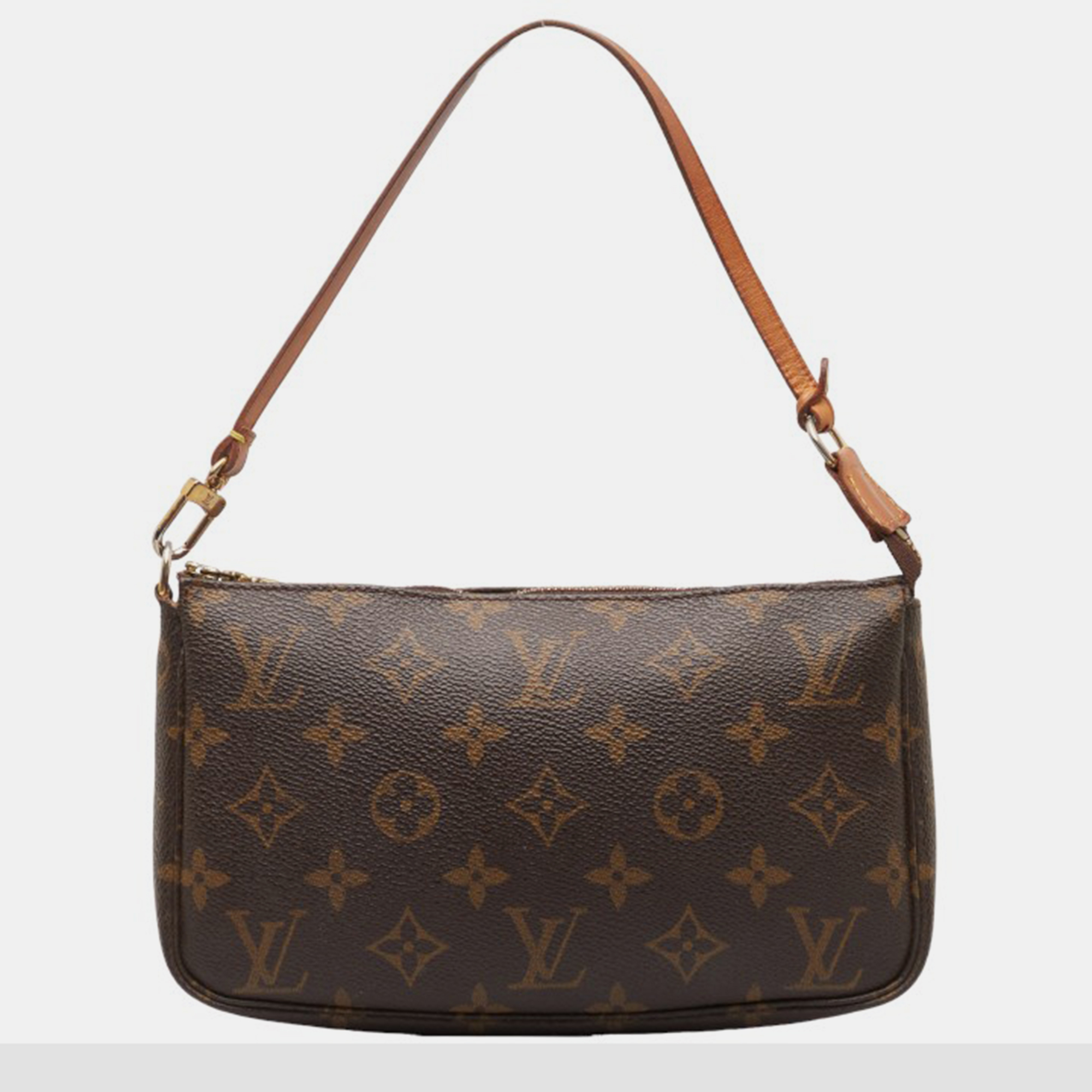 

Louis Vuitton Canvas Pochette Accessoires Shoulder Bag, Brown