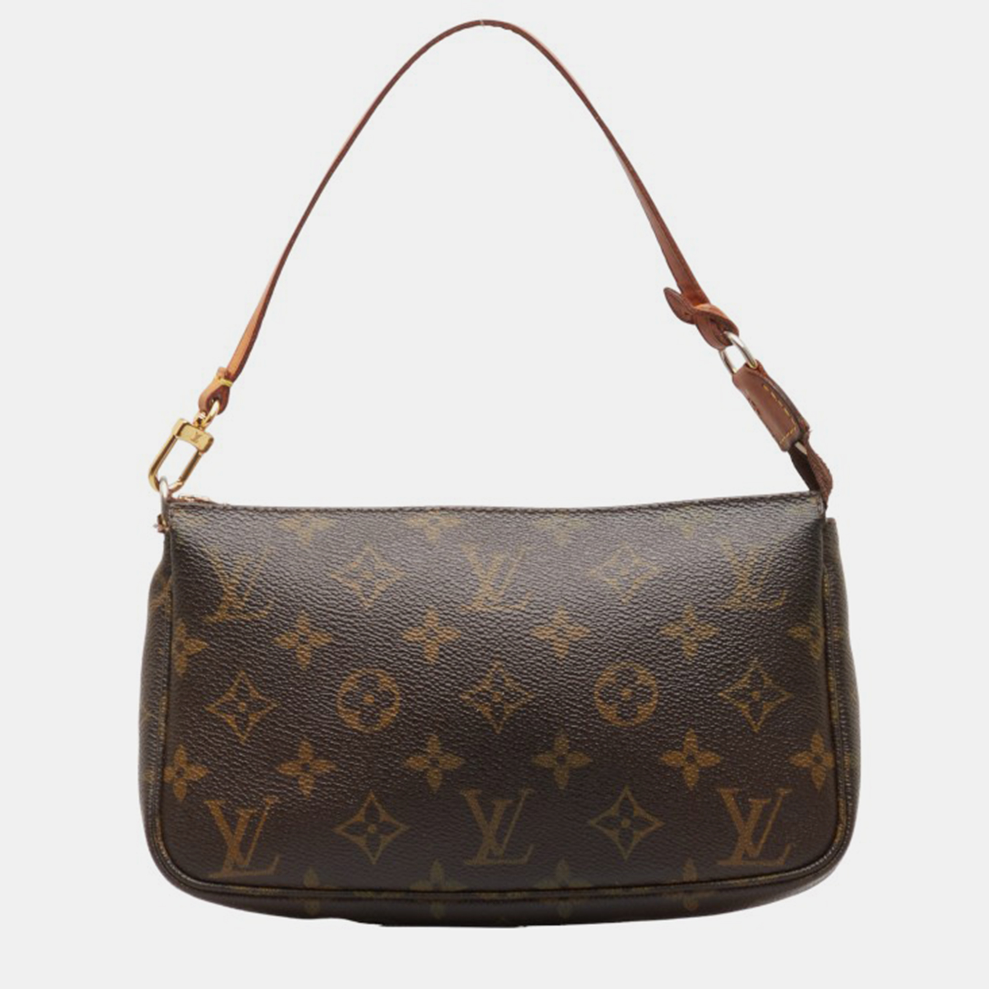 

Louis Vuitton Brown Canvas Monogram Pochette Accessoires