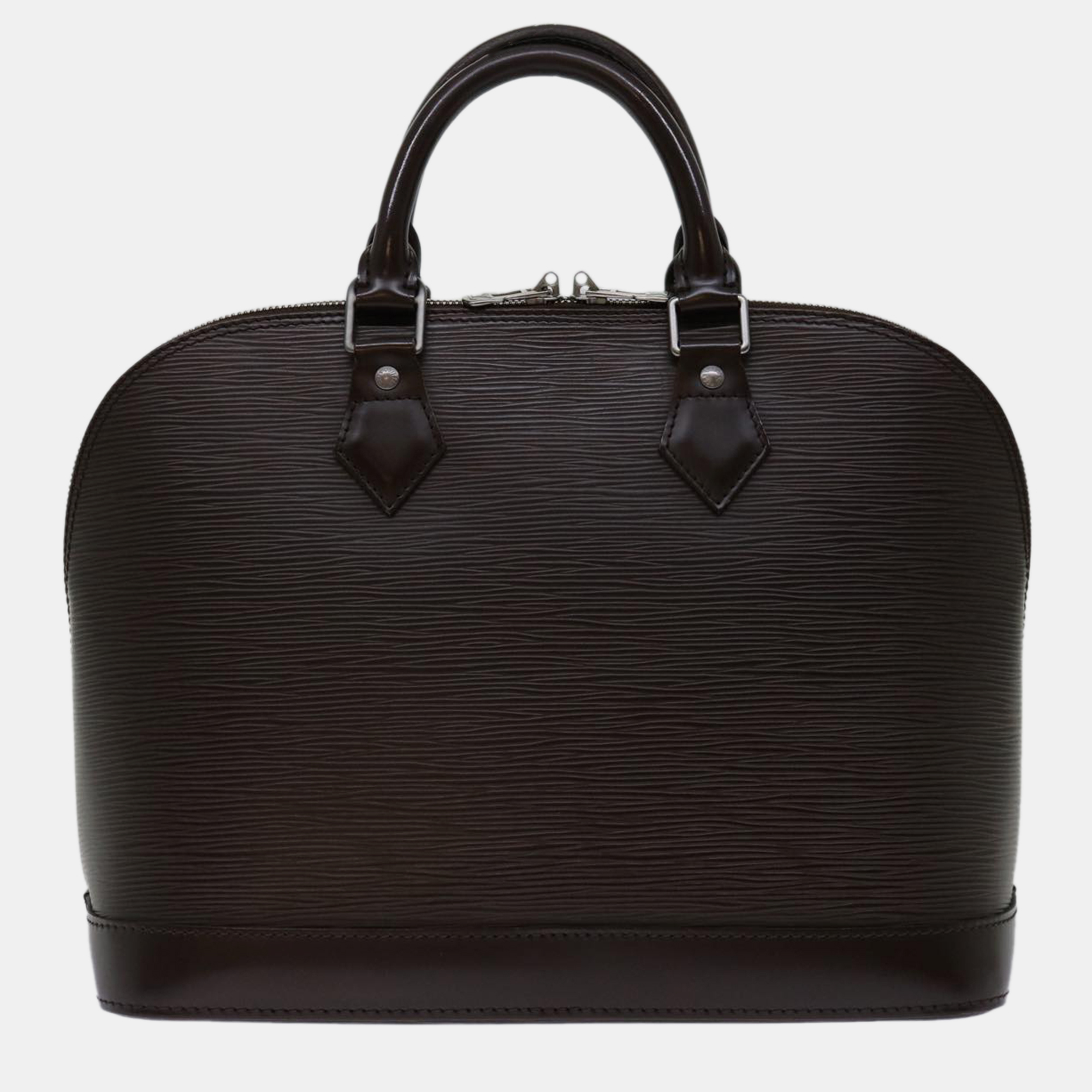 

Louis Vuitton Black Epi Leather Alma Satchel