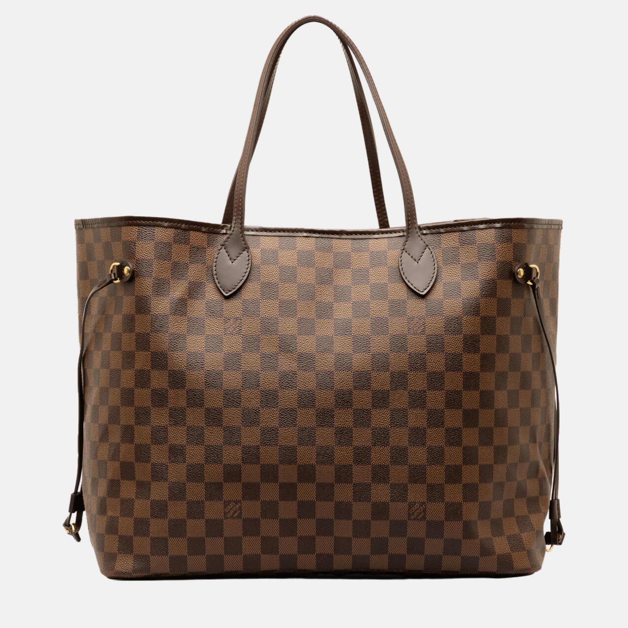 

Louis Vuitton Brown Damier Ebene Neverfull GM