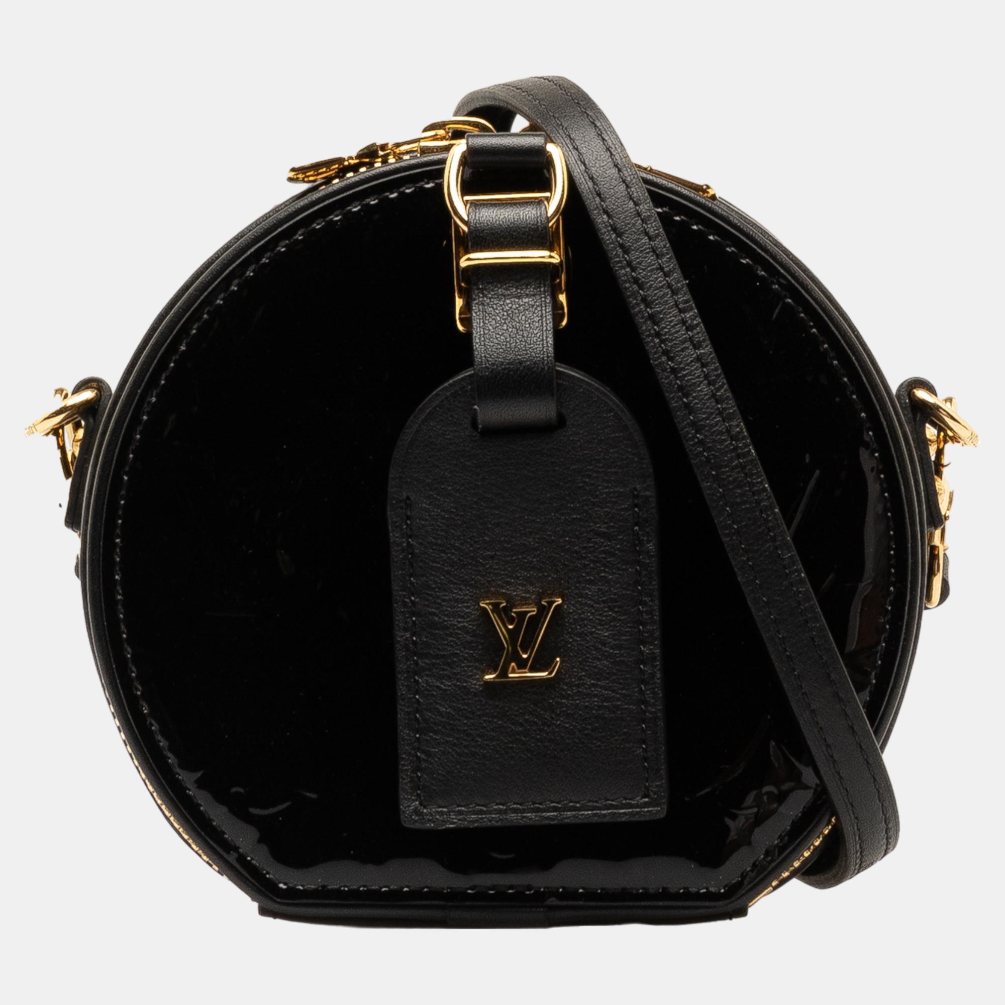 

Louis Vuitton Black Vernis Mini Boite Chapeau Souple
