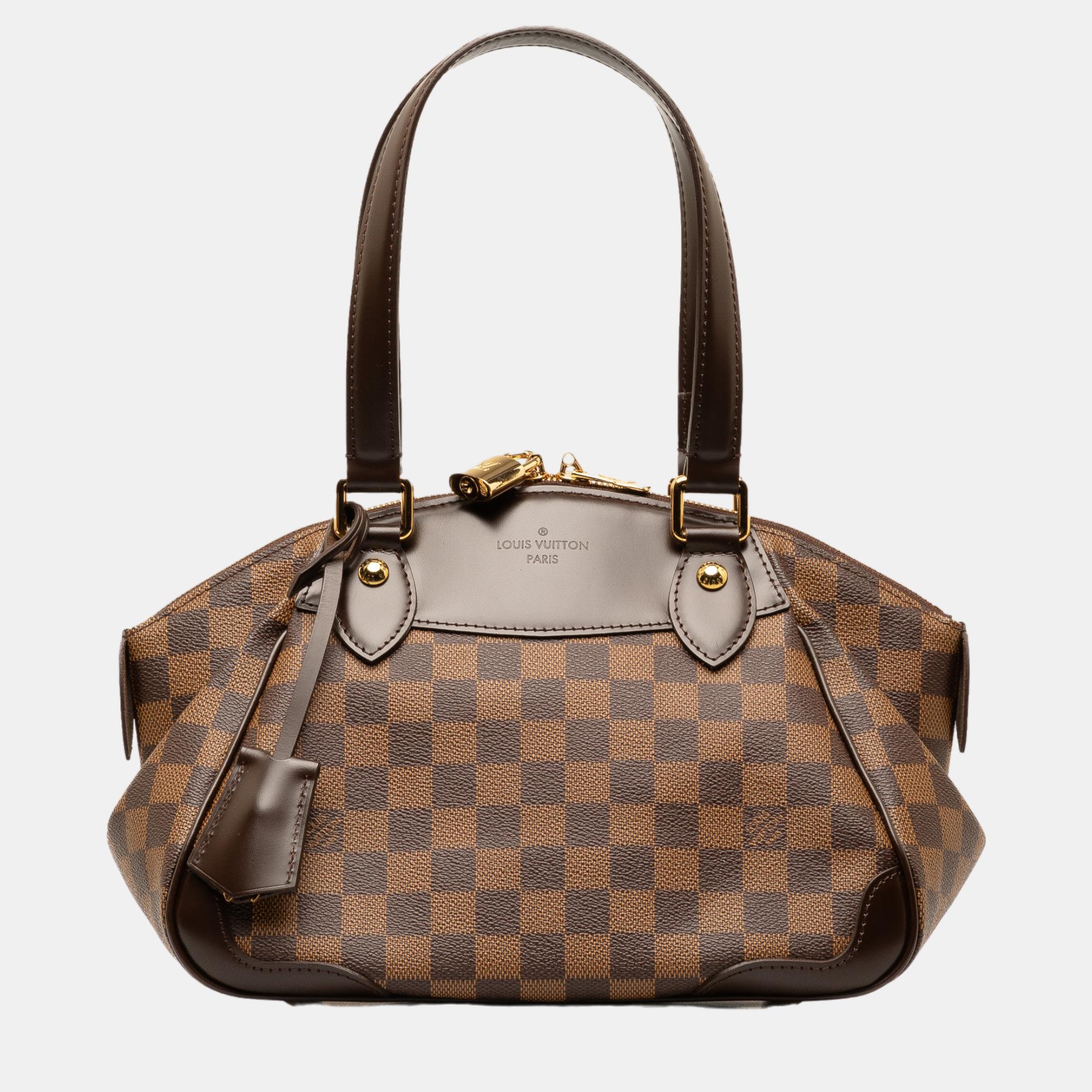 

Louis Vuitton Brown Damier Ebene Verona PM