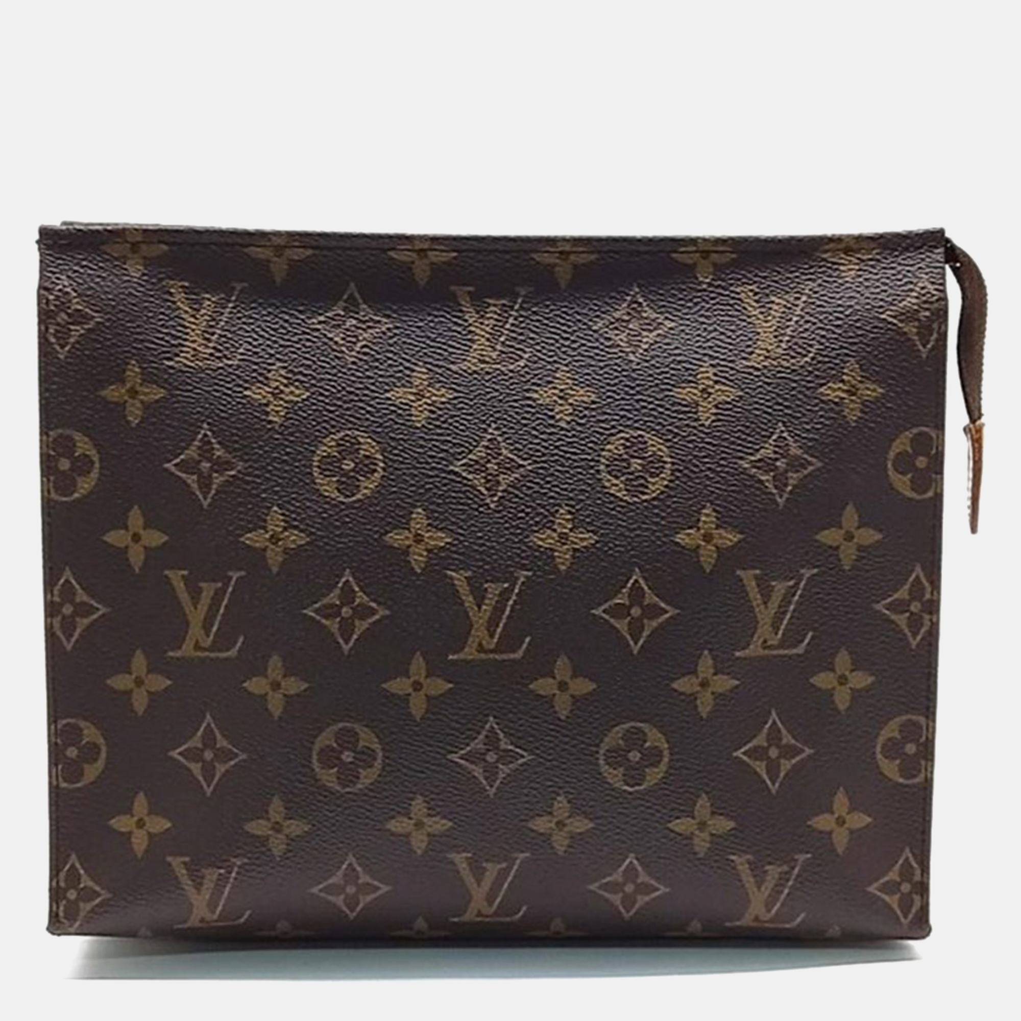 

Louis Vuitton Monogram Pochette Toilette 26 Handbag, Brown