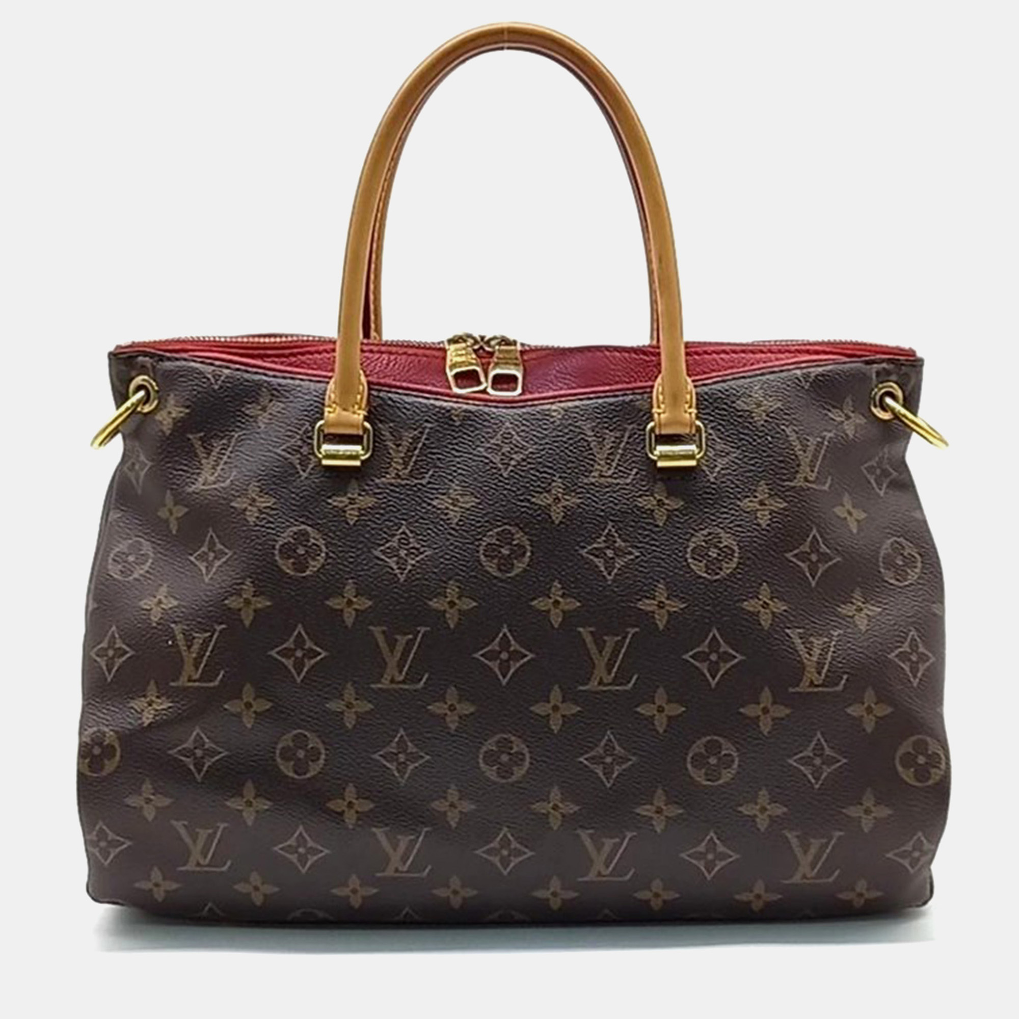 Pre-owned Louis Vuitton Palace Handbag In Brown