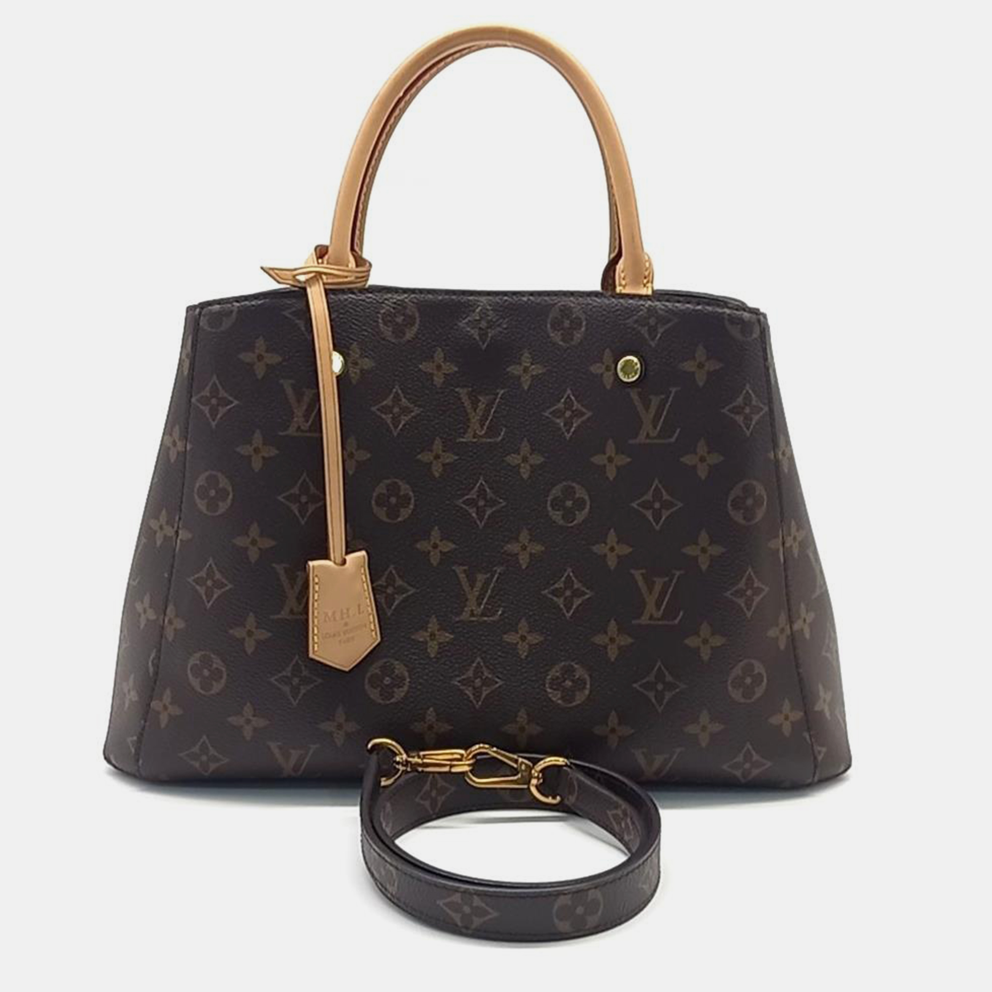 

Louis Vuitton Monogram Montaigne MM M41056 Handbag, Brown