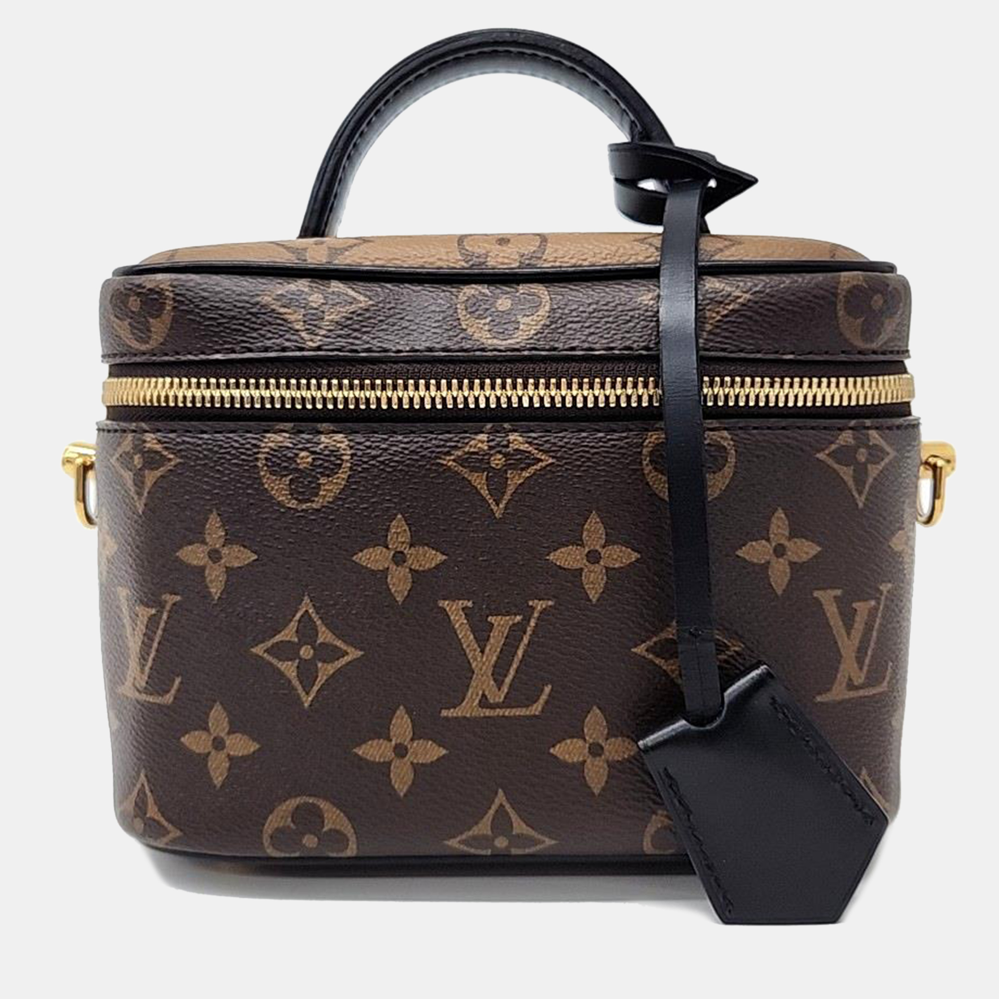 Pre-owned Louis Vuitton Vanity Pm Handbag In Brown