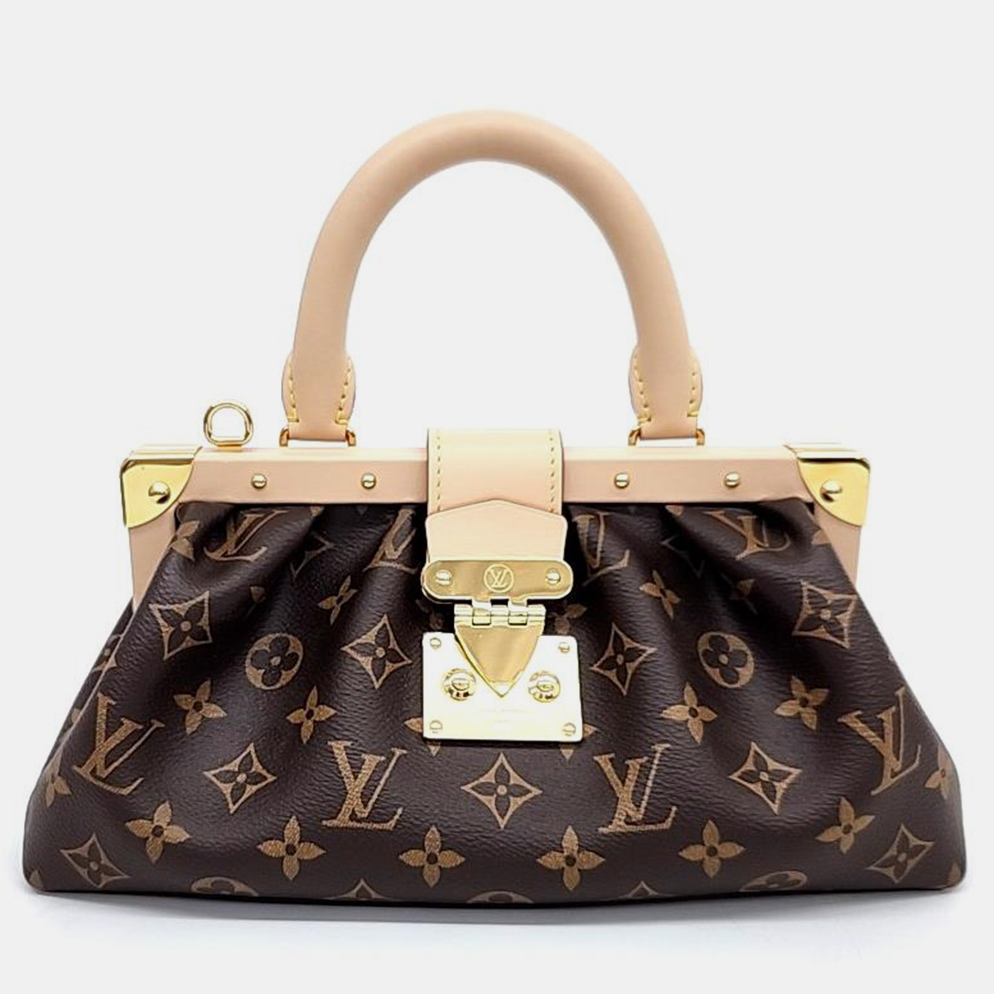 Pre-owned Louis Vuitton Monogram Clutch Bag In Brown