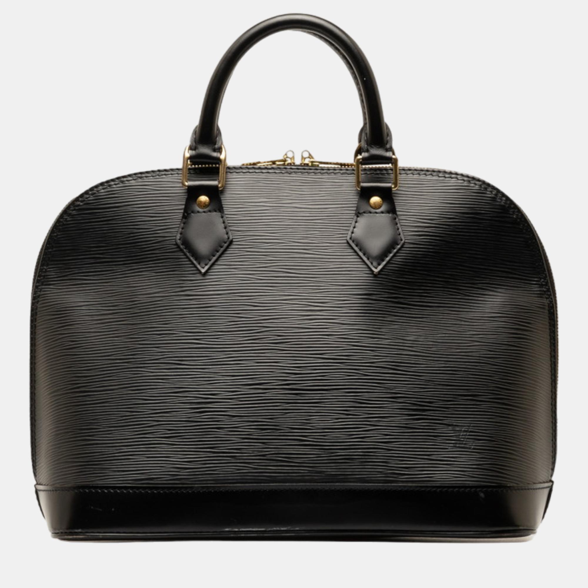 

Louis Vuitton Black Epi Leather Alma PM Handbag