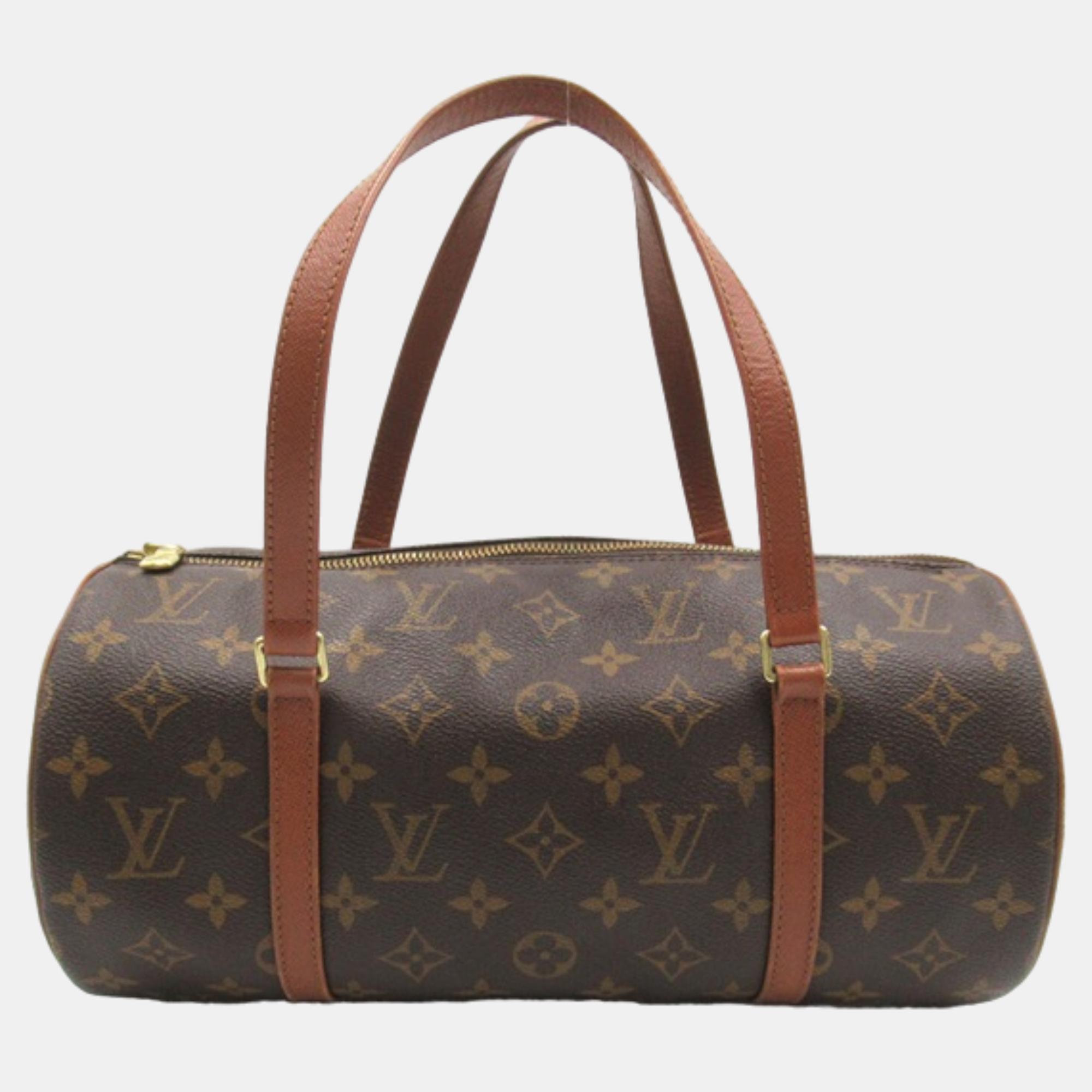 

Louis Vuitton Brown Canvas 30 Papillon Satchel