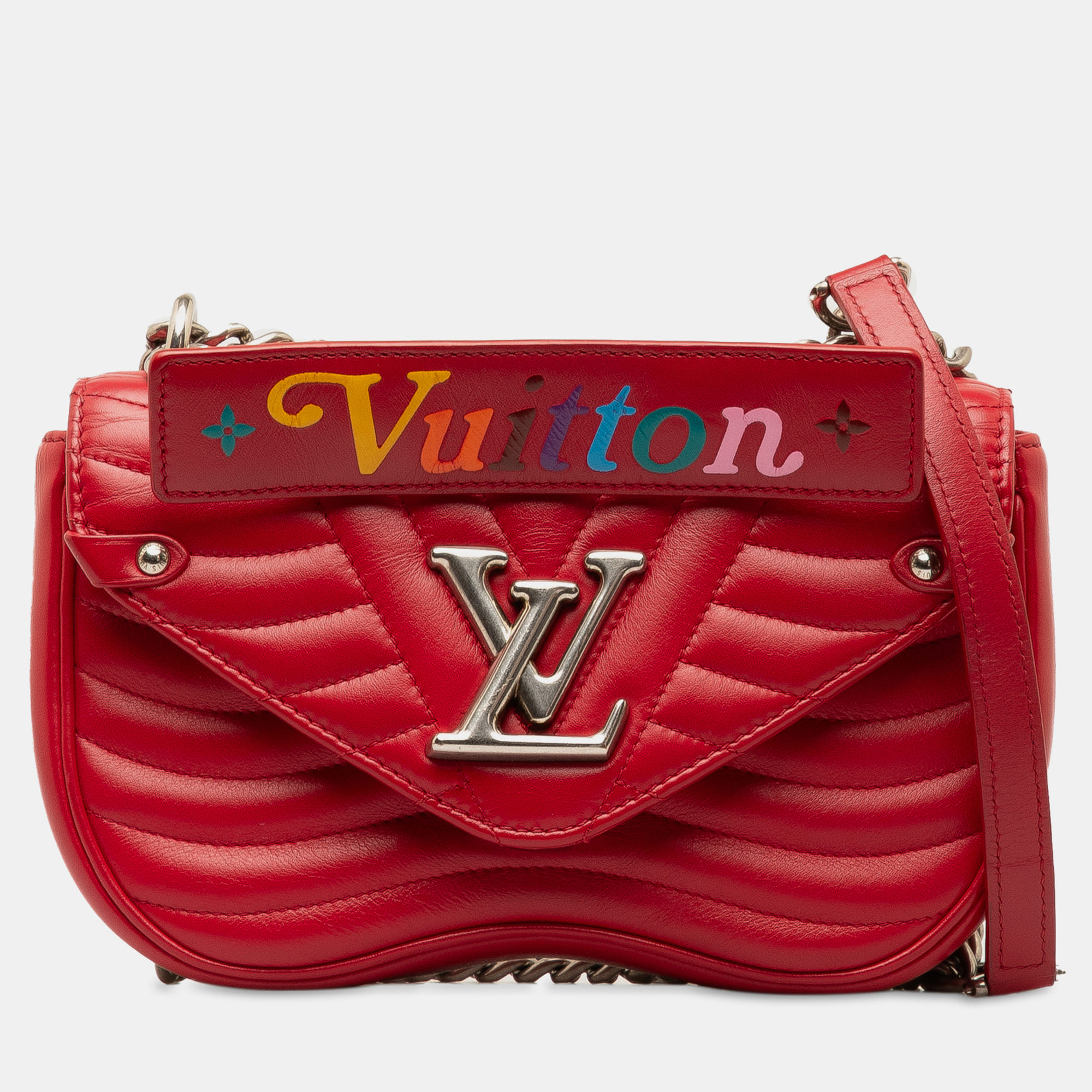 

Louis Vuitton New Wave Chain Bag MM, Red