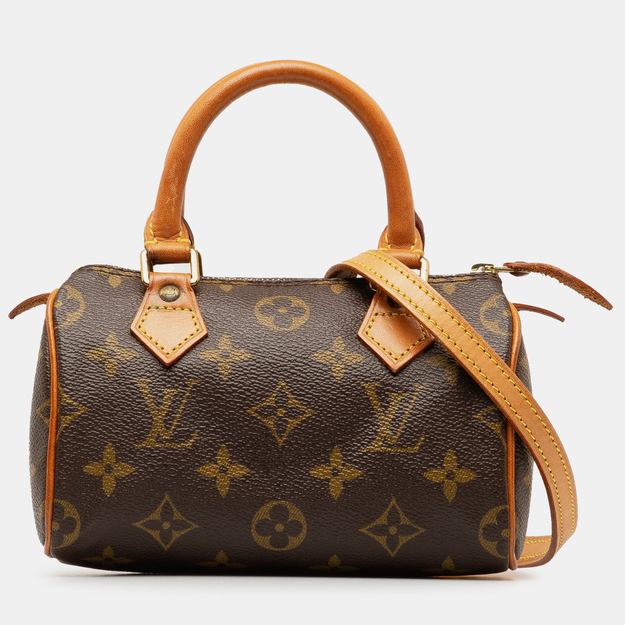 

Louis Vuitton Monogram Nano Speedy Bandouliere, Brown