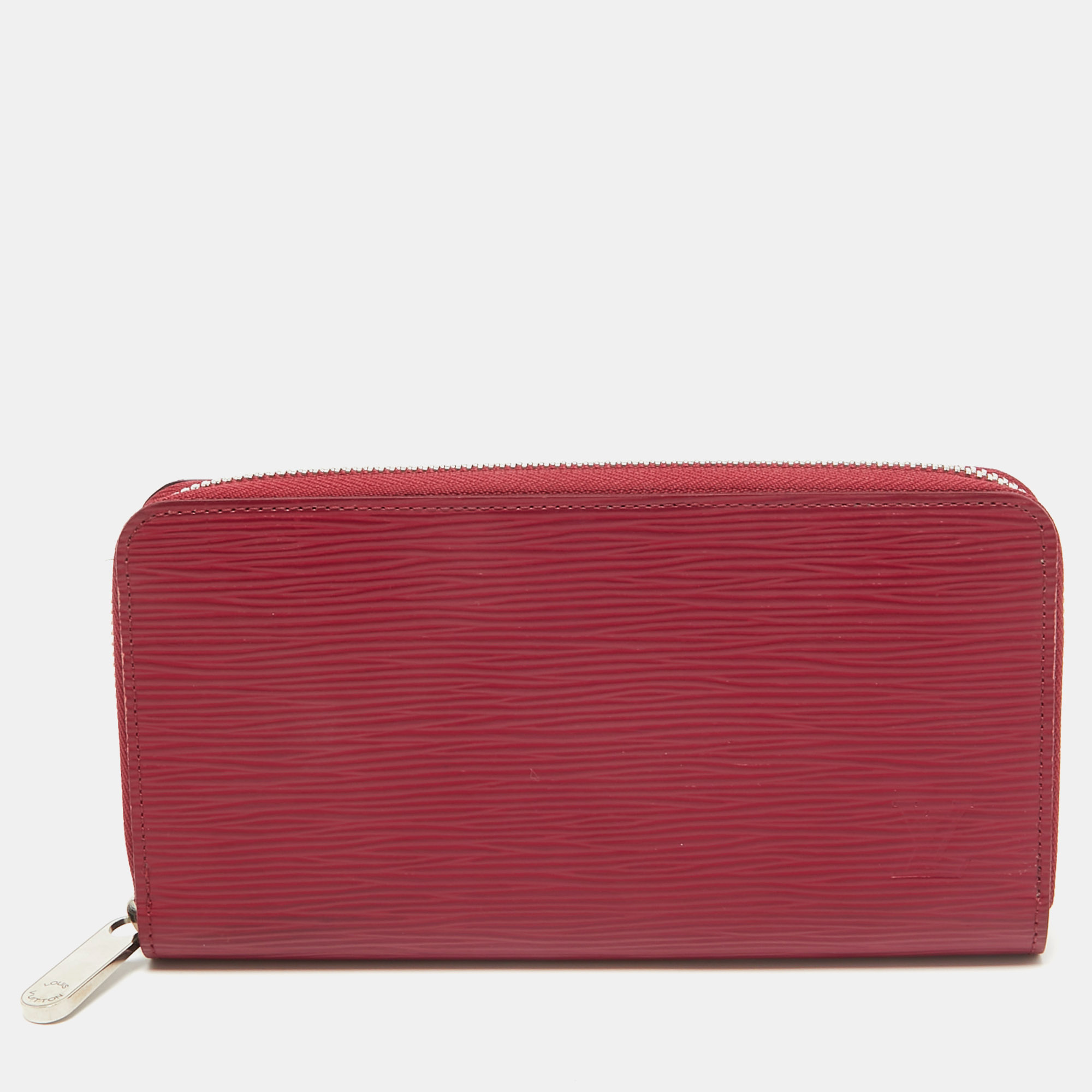 

Louis Vuitton Grenade Epi Leather Zippy Wallet, Red