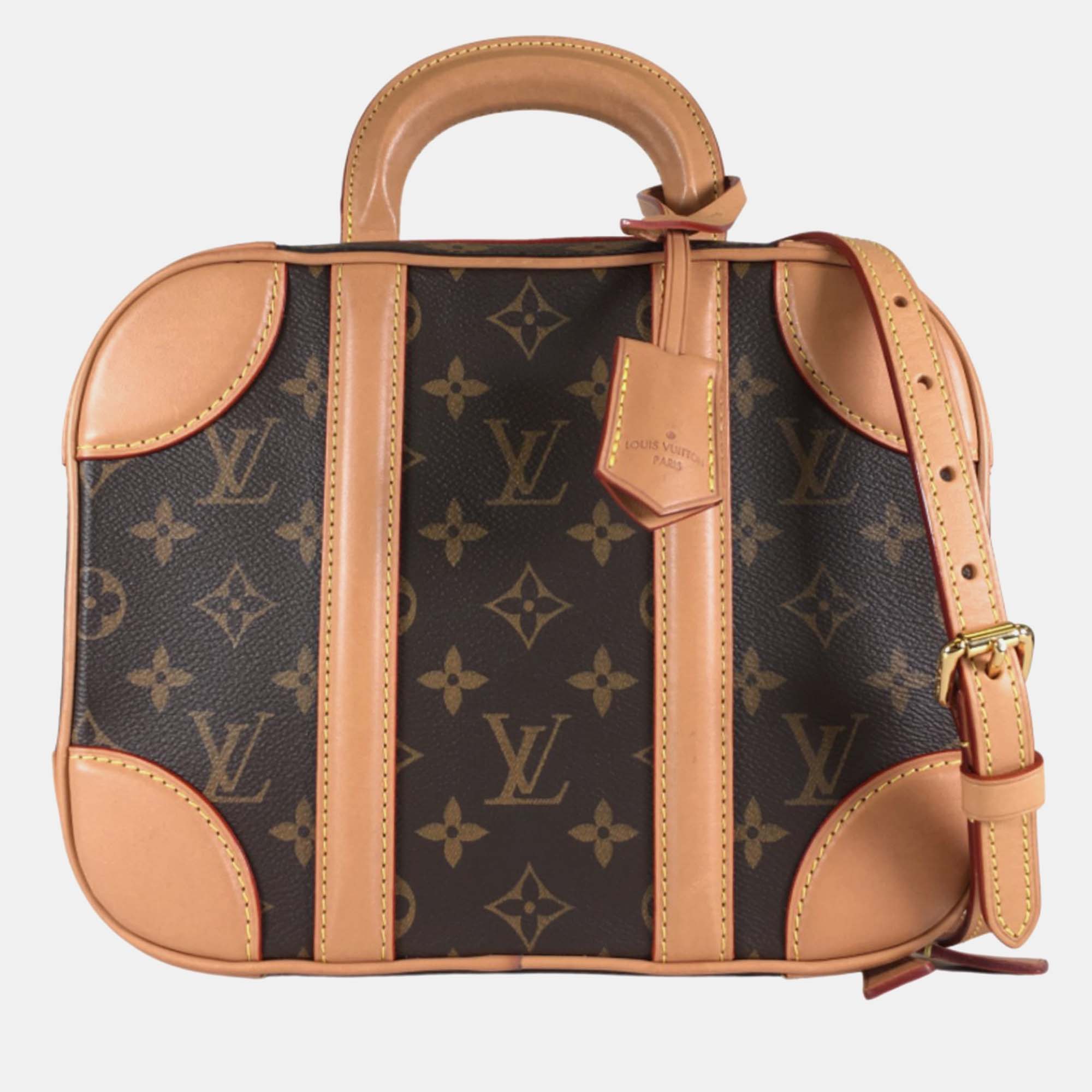 

Louis Vuitton Brown Monogram Canvas Valisette BB Top Handle Bag