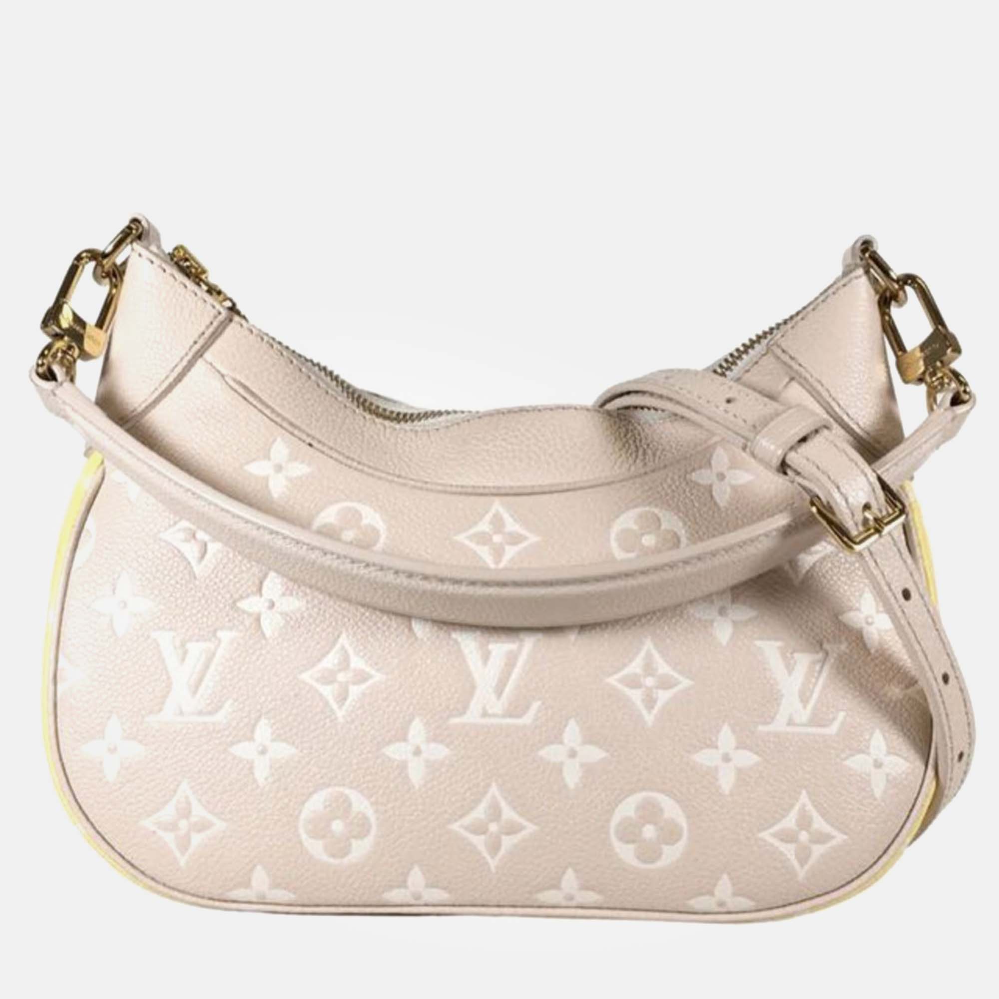

Louis Vuitton Beige/Pink/Yellow Monogram Empriente Leather Spring In The City Bagatelle Hobo Bag