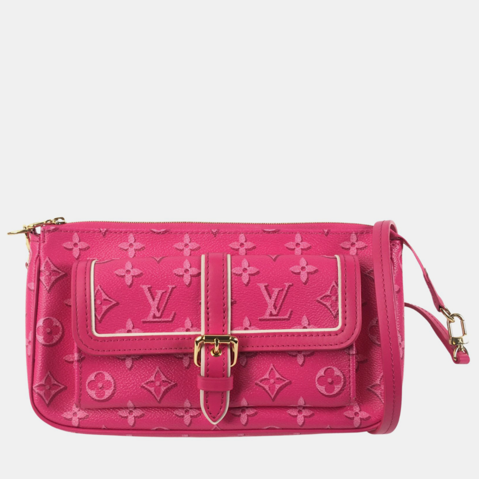 

Louis Vuitton Pink Monogram Canvas Fall For You Maxi Multi Pochette Accessoires Shoulder Bag